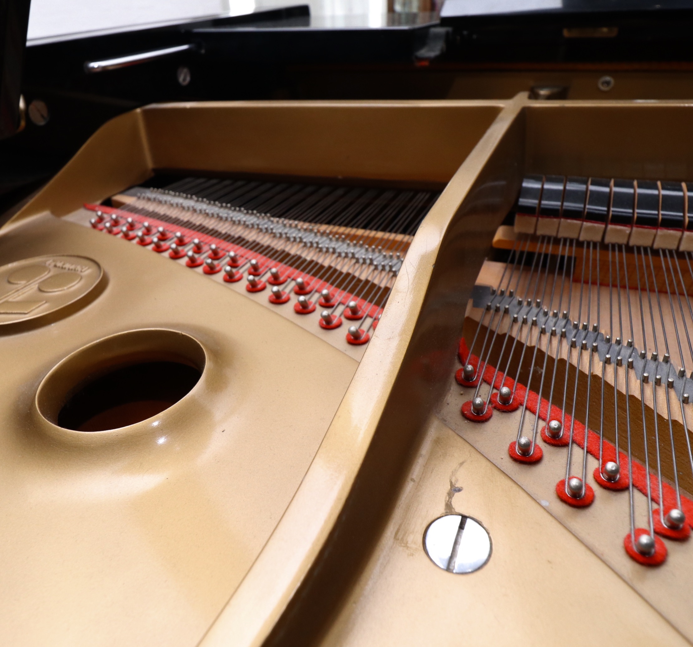 Fletcher & Sons Hyundai G-80A Gloss Black Baby Grand Piano and Bench