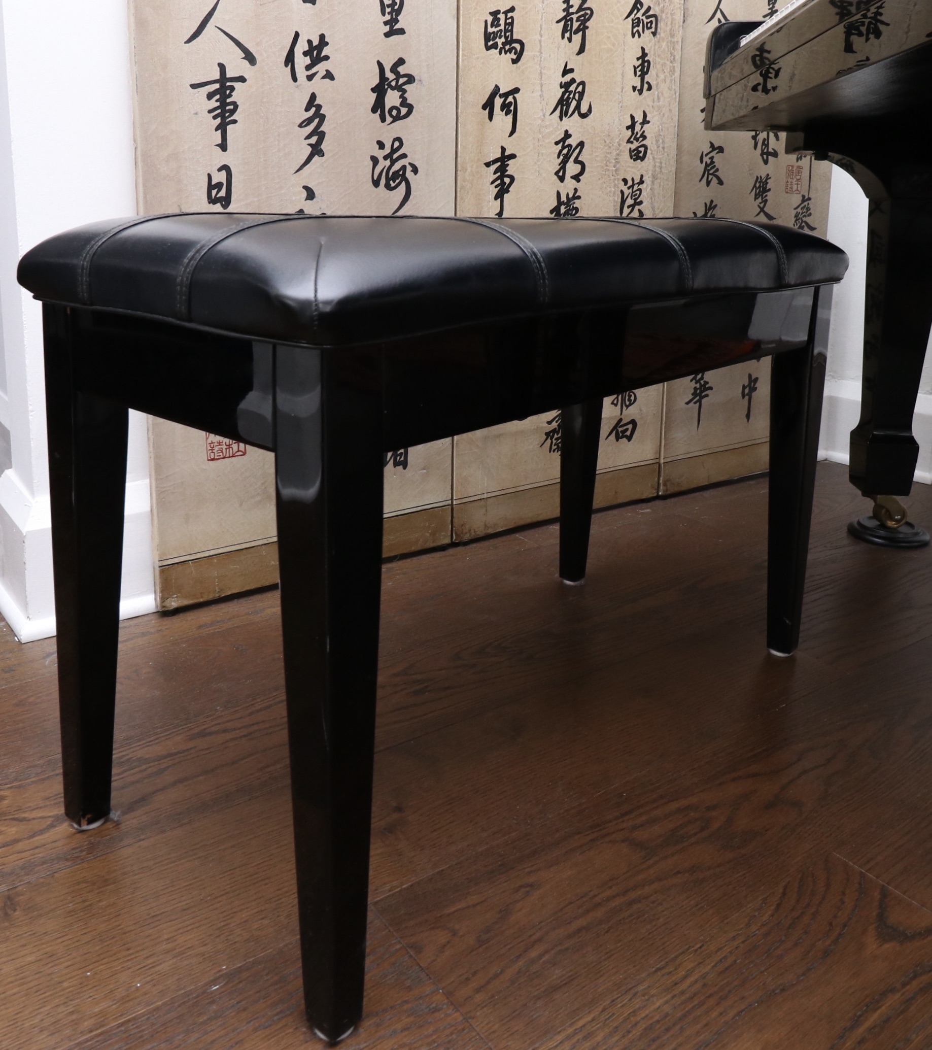 Fletcher & Sons Hyundai G-80A Gloss Black Baby Grand Piano and Bench