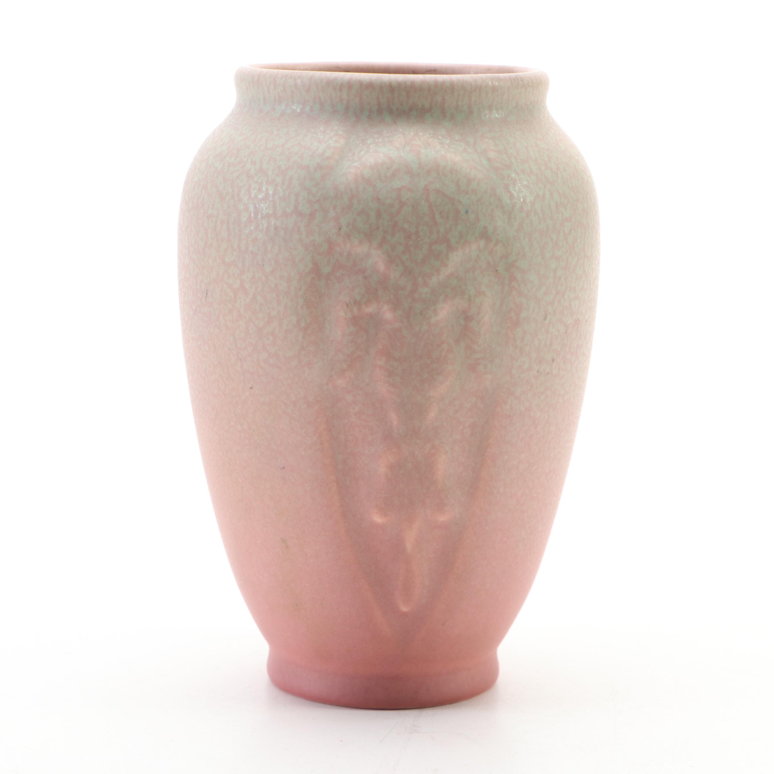 Rookwood Pottery Frogskin Glaze Ceramic Bleeding Heart Vase, 1922