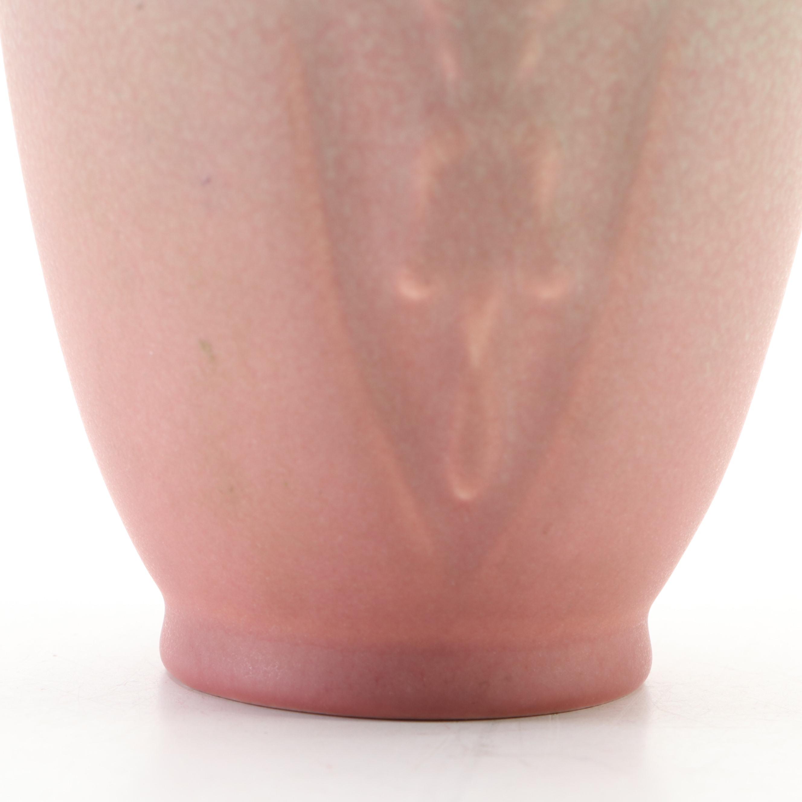 Rookwood Pottery Frogskin Glaze Ceramic Bleeding Heart Vase, 1922