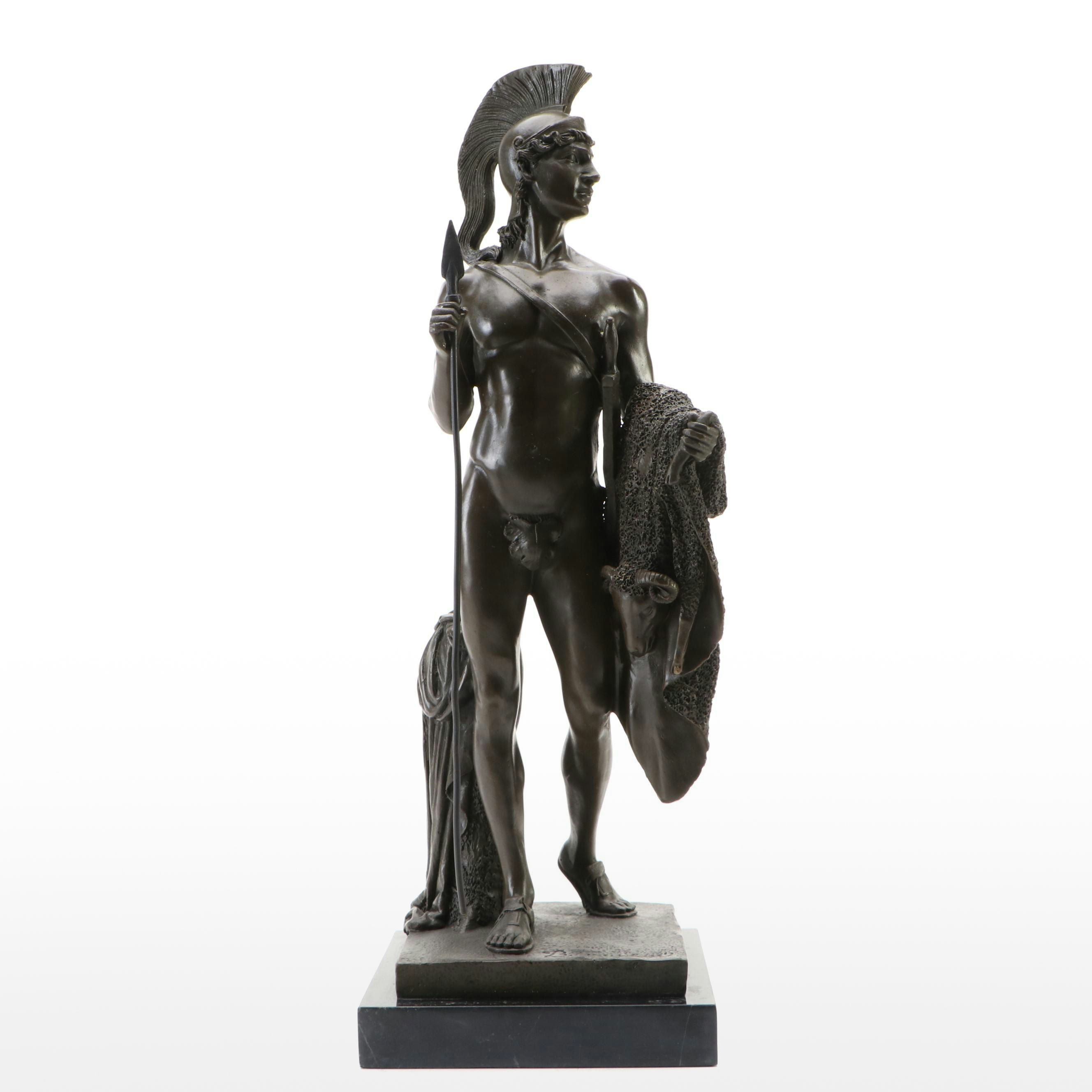 After Bertel Thorvaldsen "Jason and the Golden Fleece" Bronze Figural Group