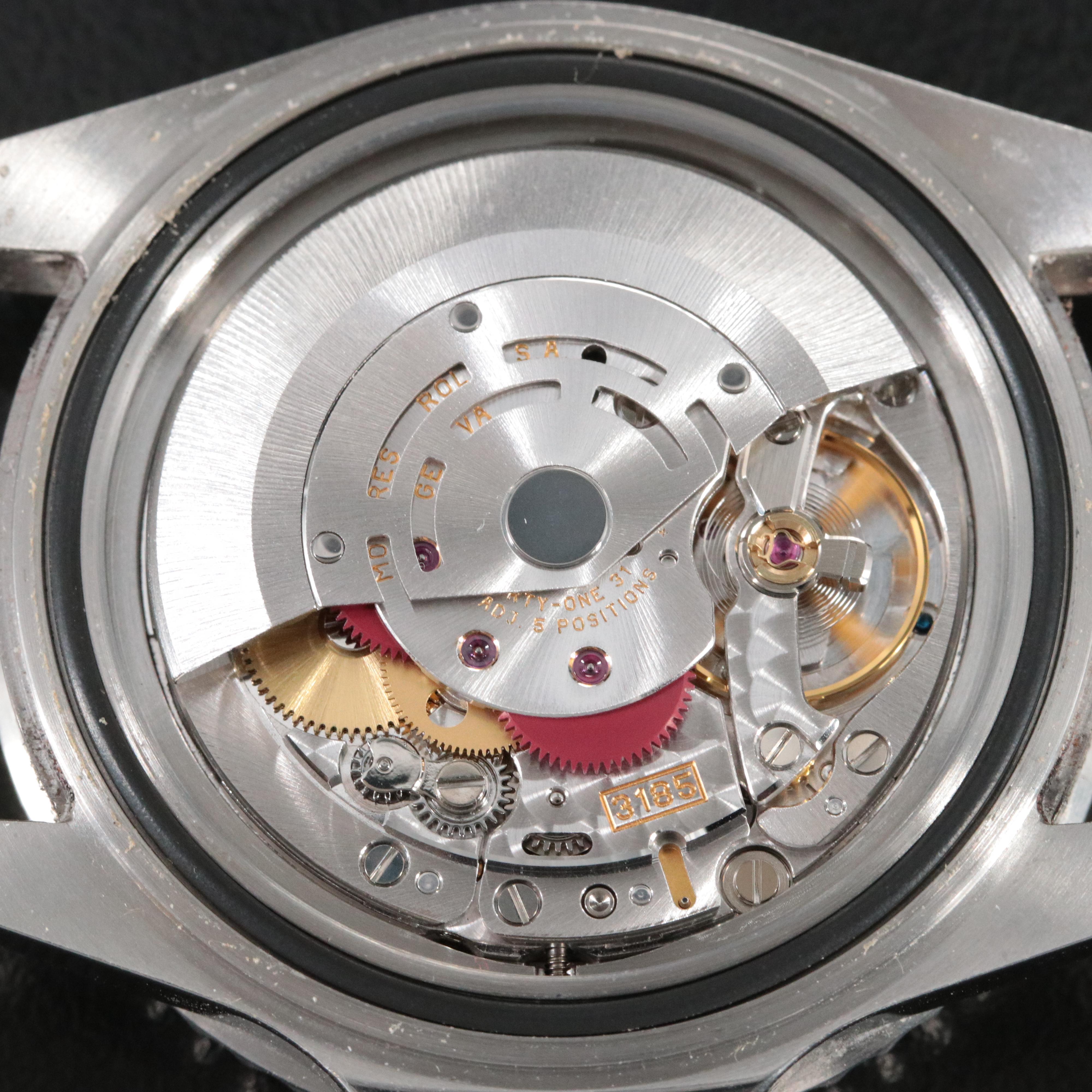 1987-1988 Rolex GMT Master II Pepsi Stainless Steel Oyster Watch