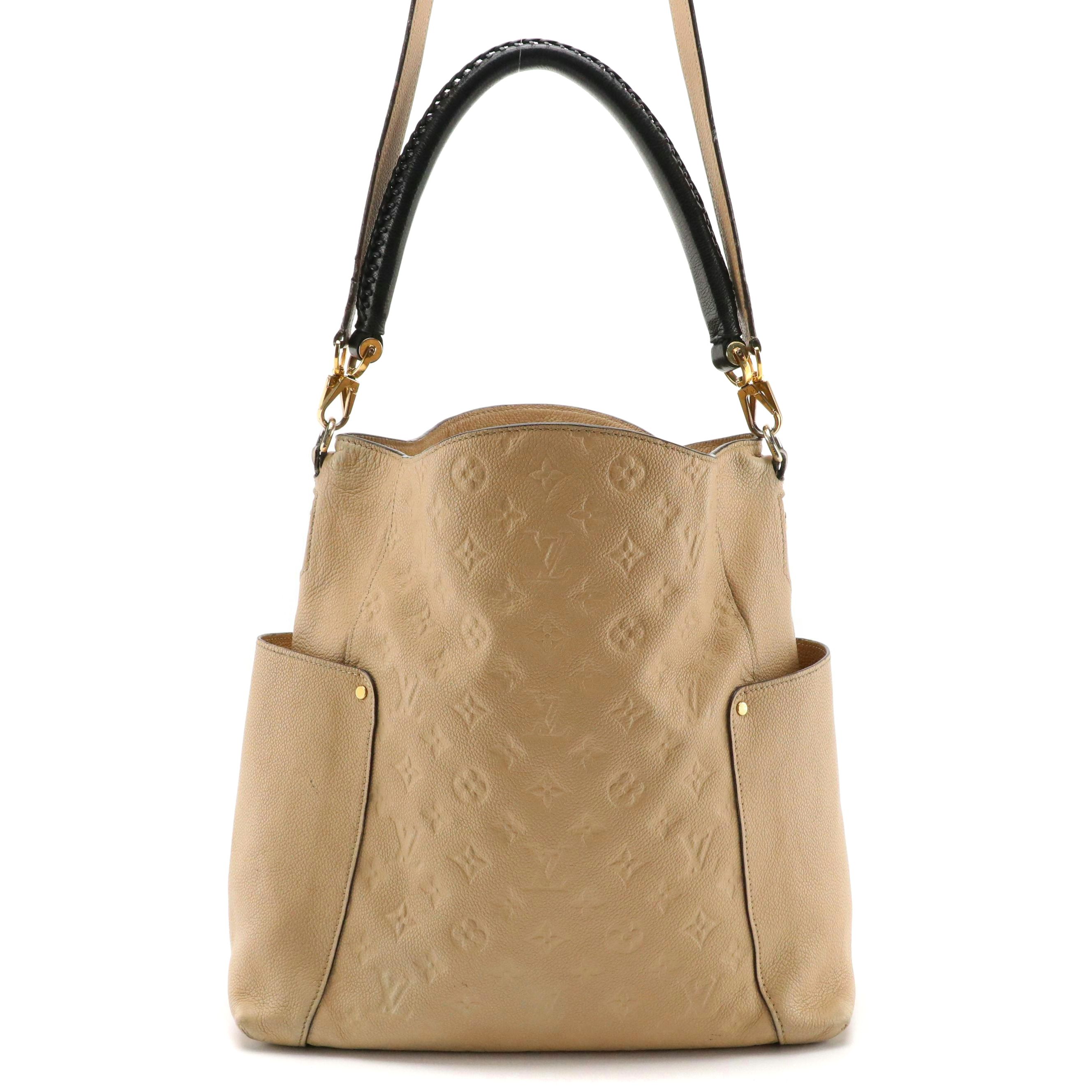 Louis Vuitton Bagatelle Bag in Dune Monogram Empriente Leather