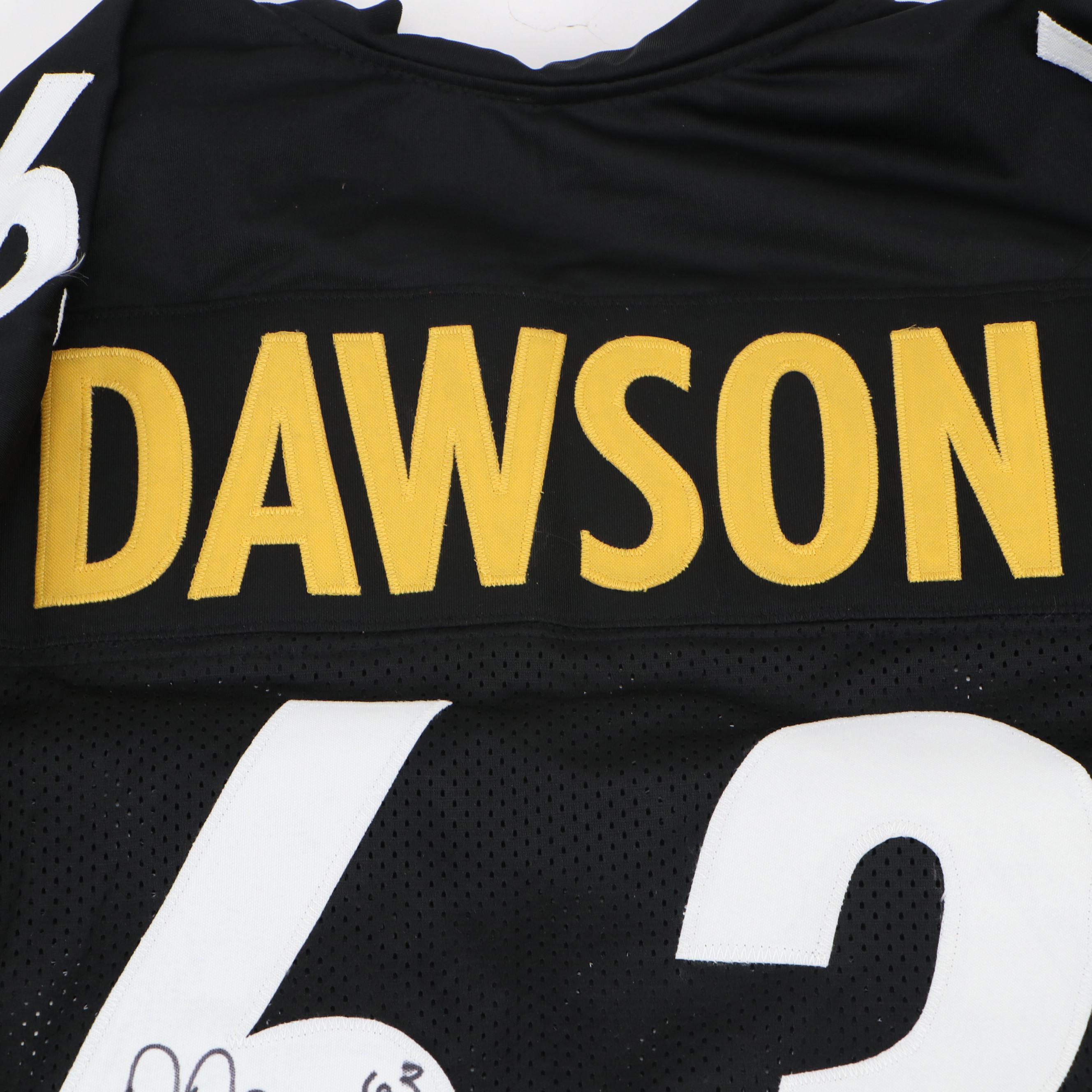 Dermontti Dawson Signed “HOF 12” Pittsburgh Steelers Football Jersey, Schwartz