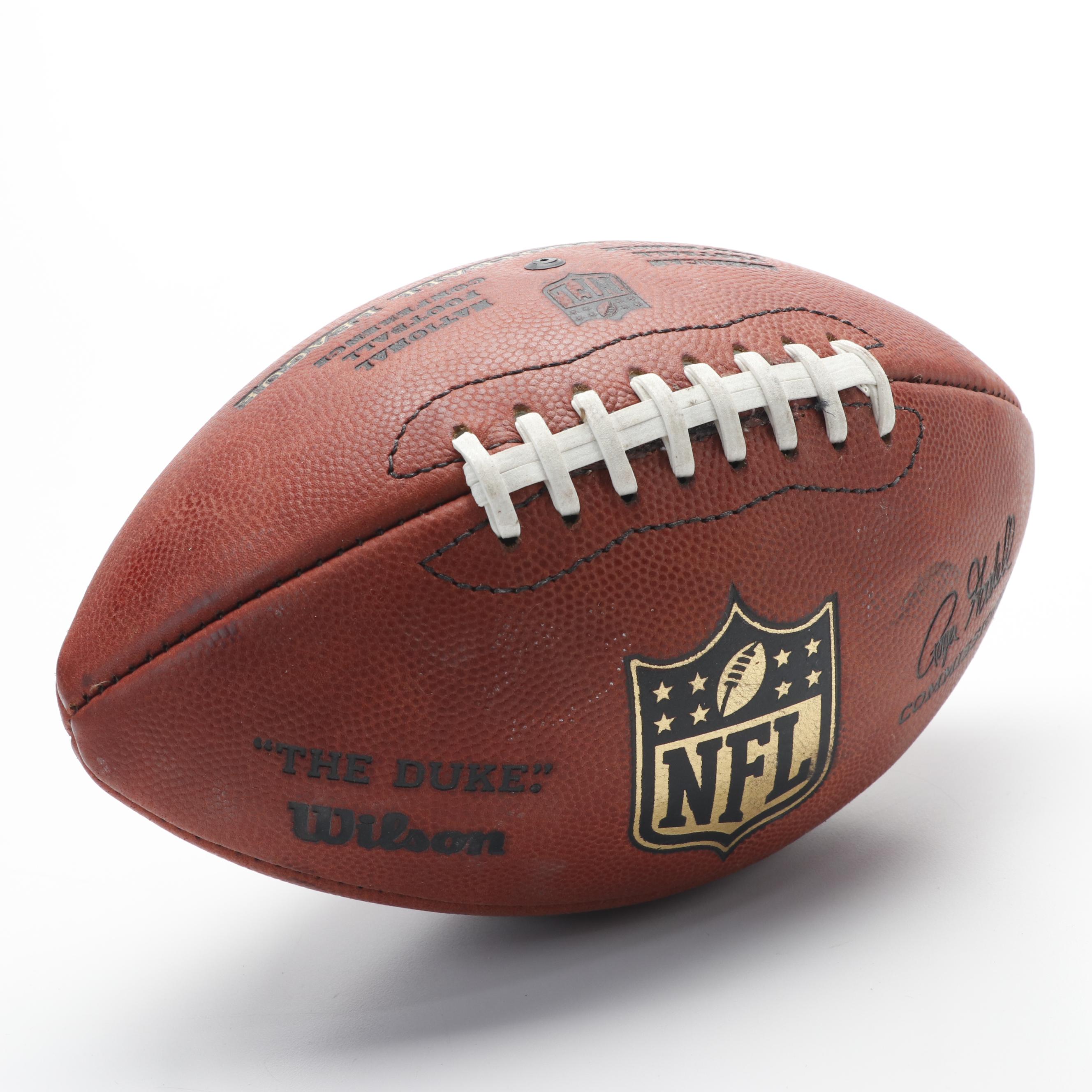 Champ Bailey, Malcolm Kelly, and Other Signed Wilson NFL Footballs with More