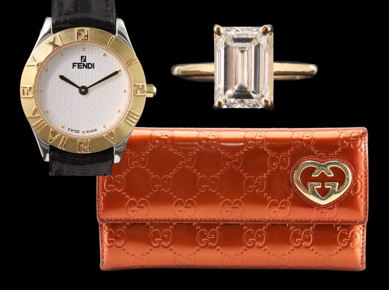 Prada, Fendi, Gucci, and Bvlgari Italian Luxury Fashion & Fine Jewelry
