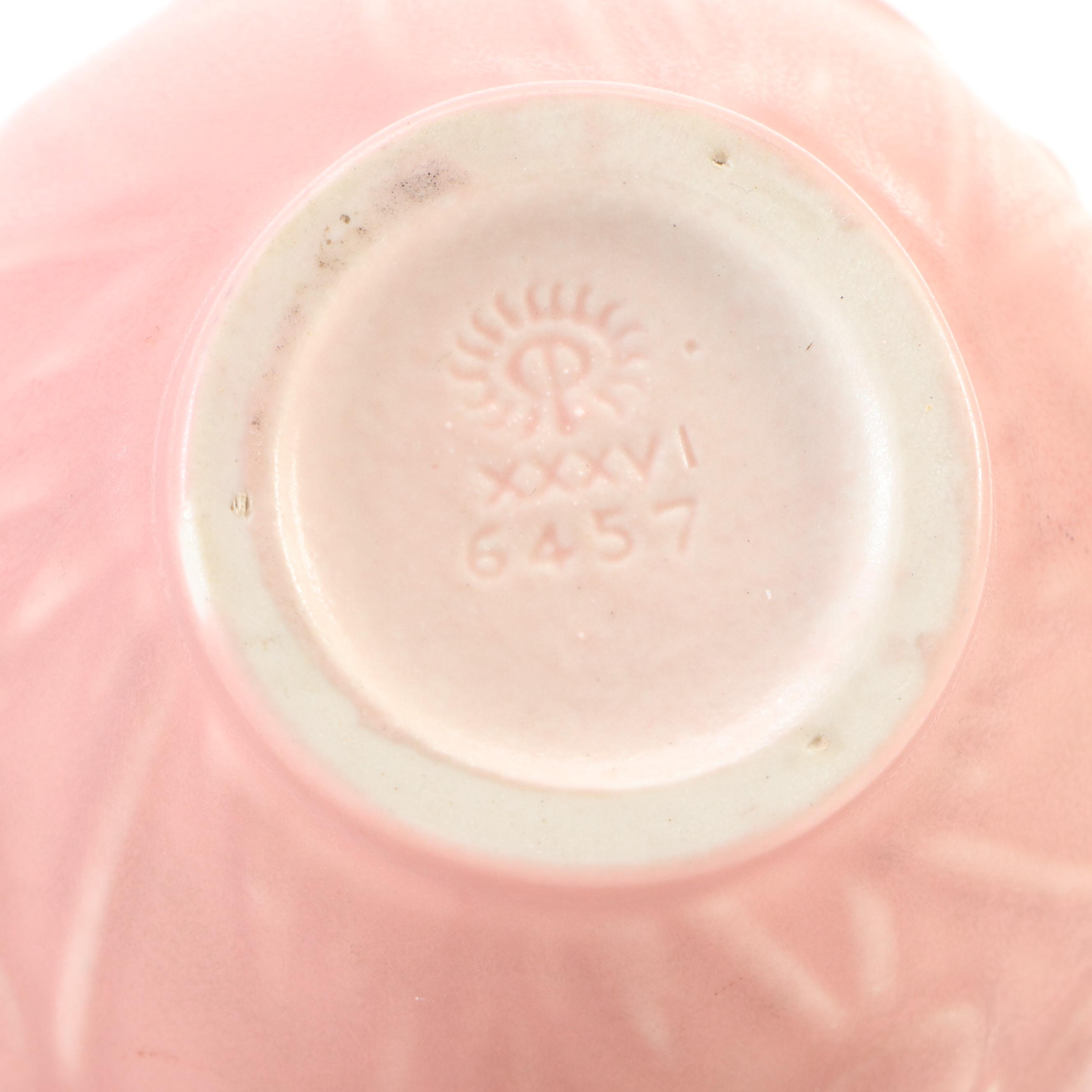 Rookwood Pottery Matte Glaze Butterfly Production Vase, 1936