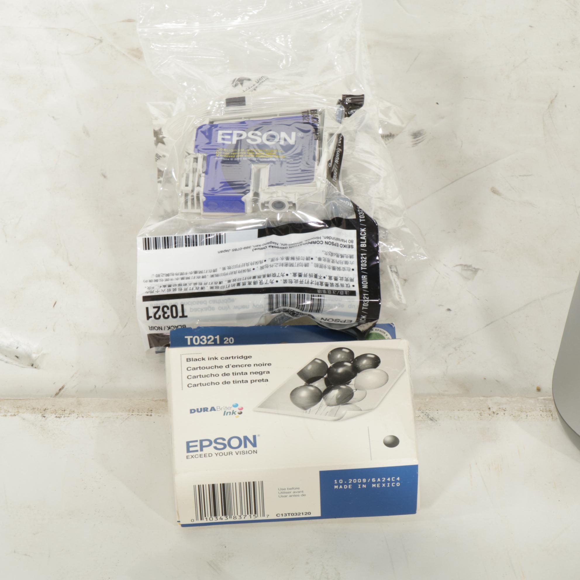 Epson Stylus C82 Ink Jet Printer with Microtek Scanner & Ink Cartridges