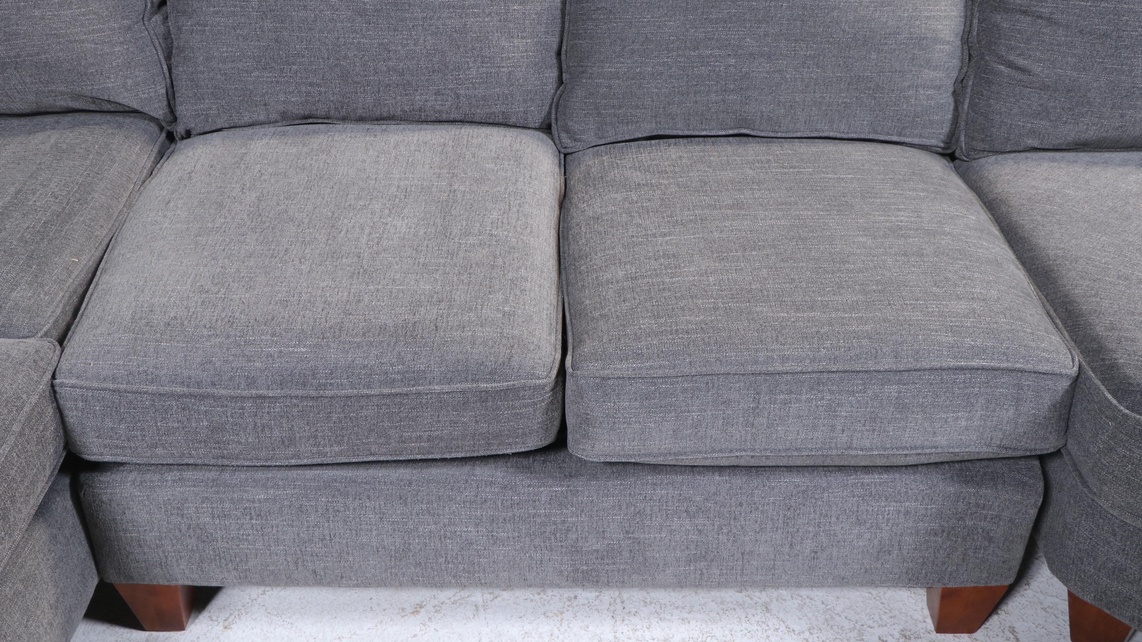 Haverty's "Cotey" Three-Piece Upholstered Sectional Sofa