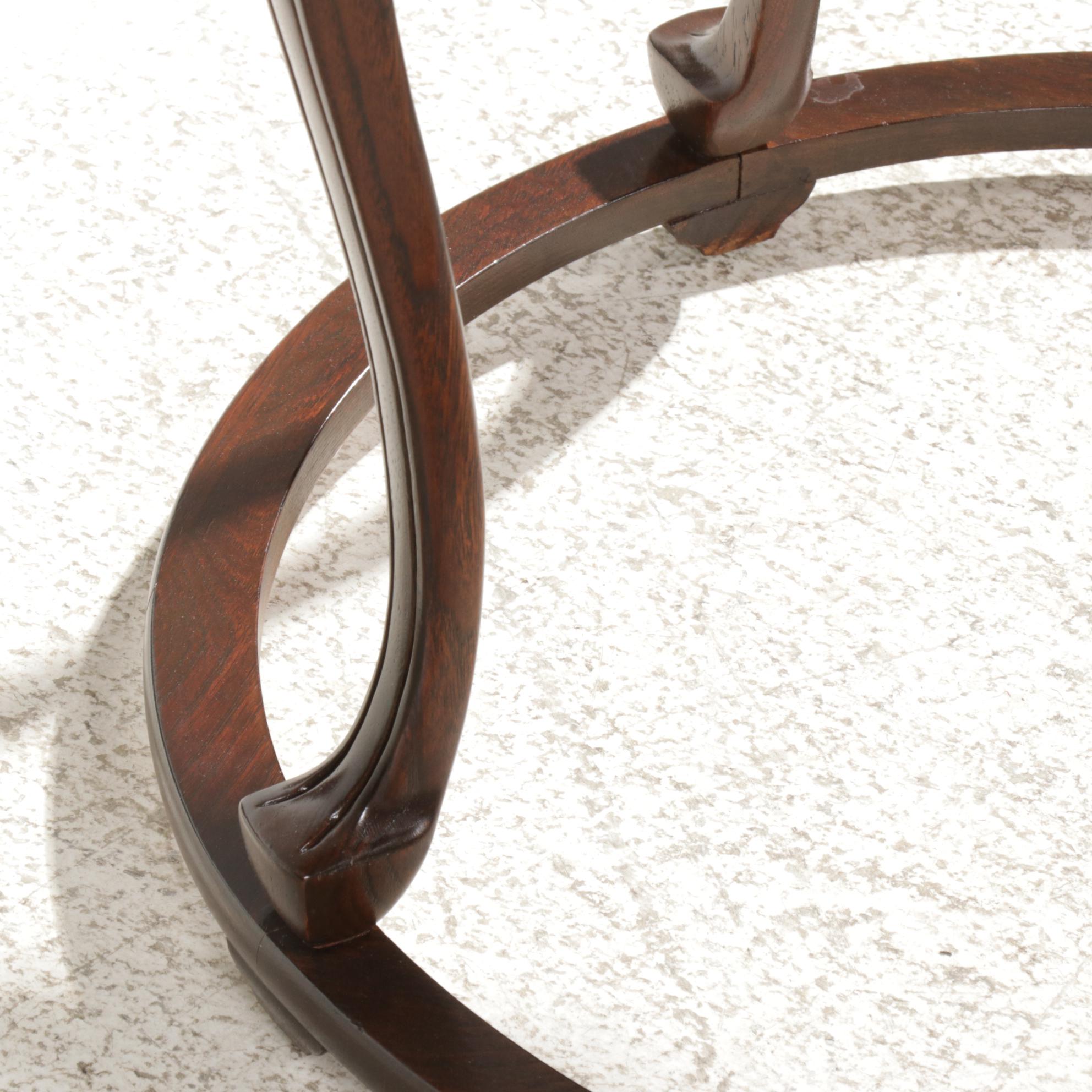 Baker Furniture Mahogany Center Table, Late 20th Century