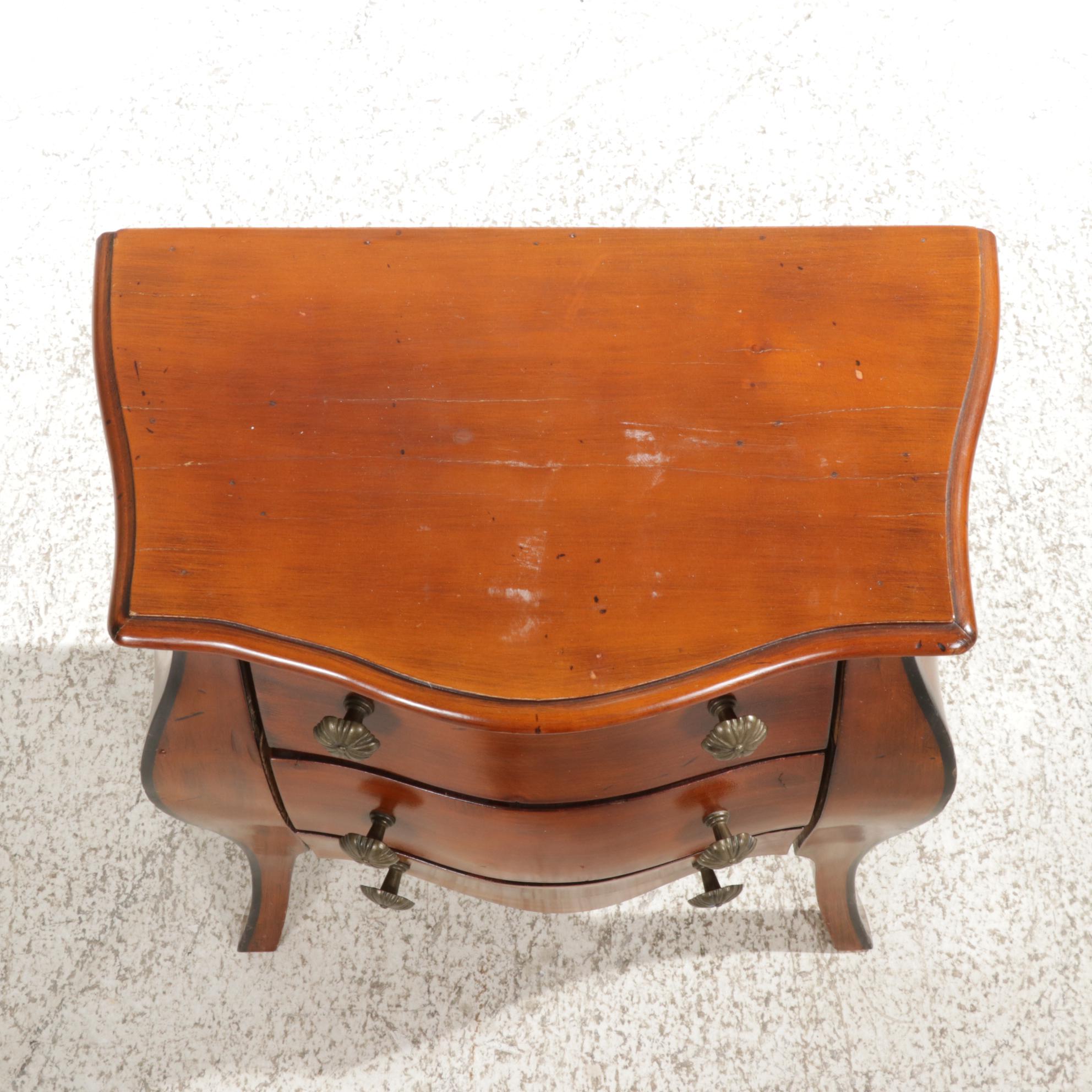 Italian Bombe Style Small Chest of Drawers