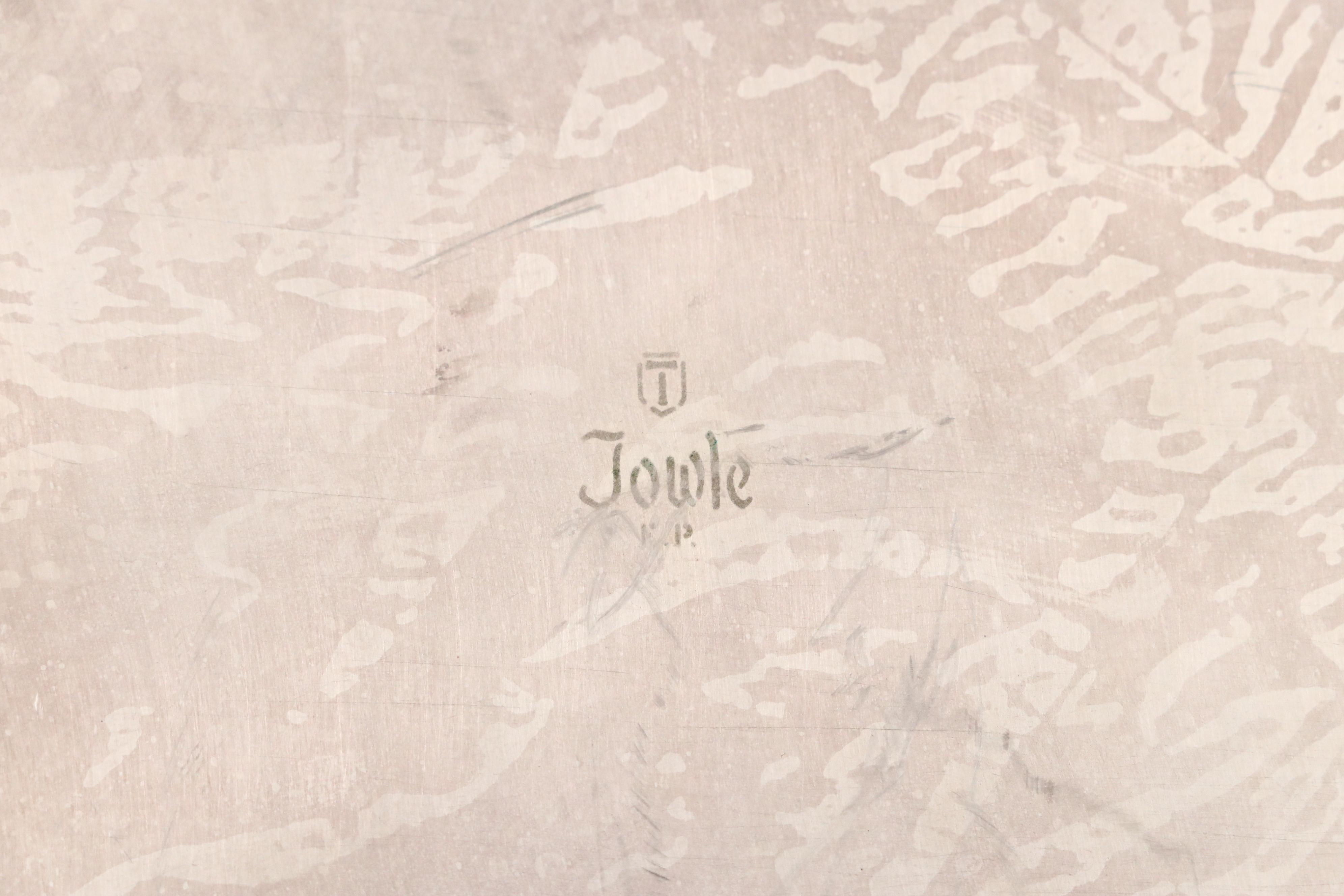 Gorham Silver Plate Celery and "Heritage" Tray with Other Silver Plate Serveware