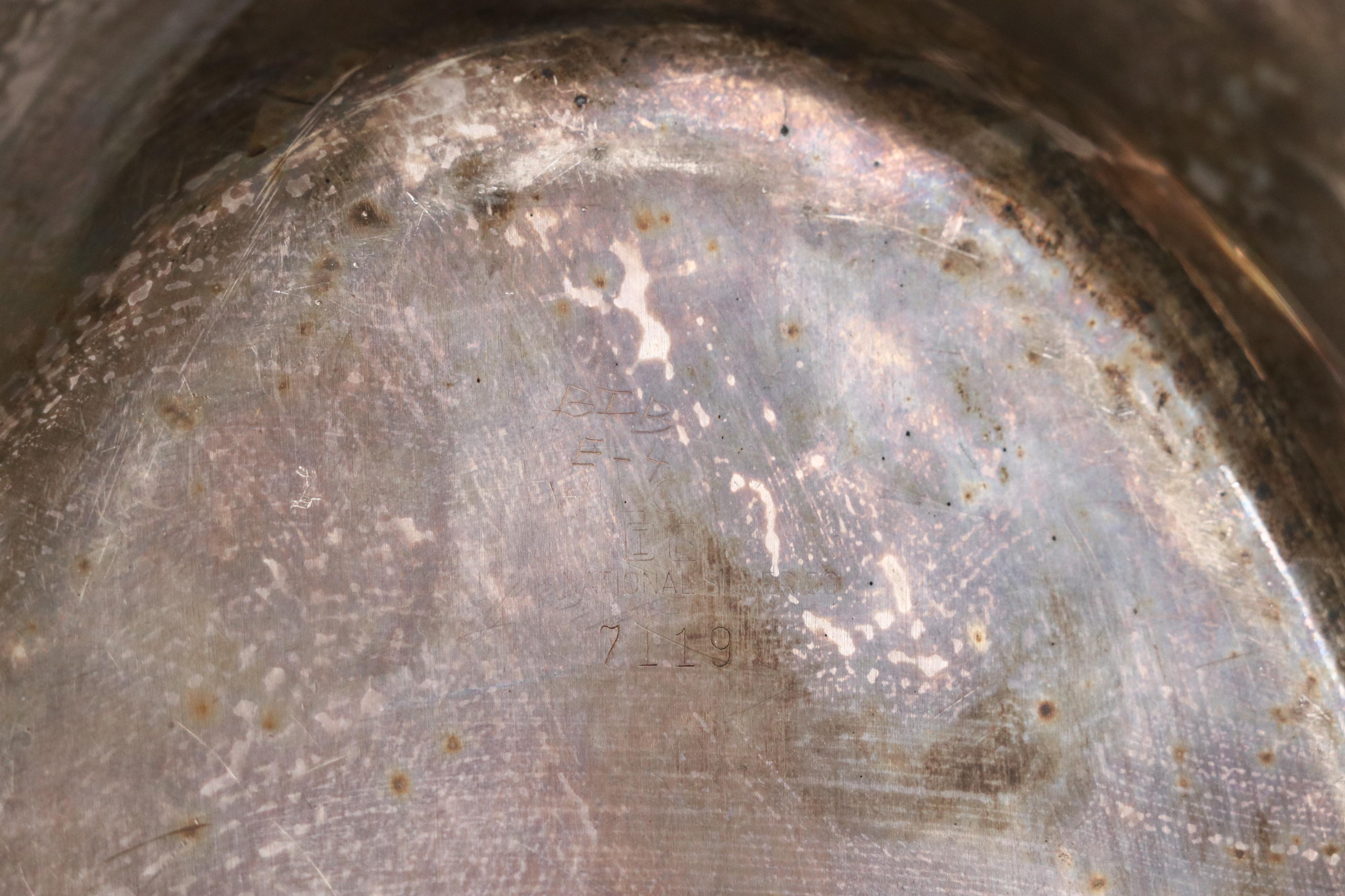 Gorham Silver Plate Celery and "Heritage" Tray with Other Silver Plate Serveware