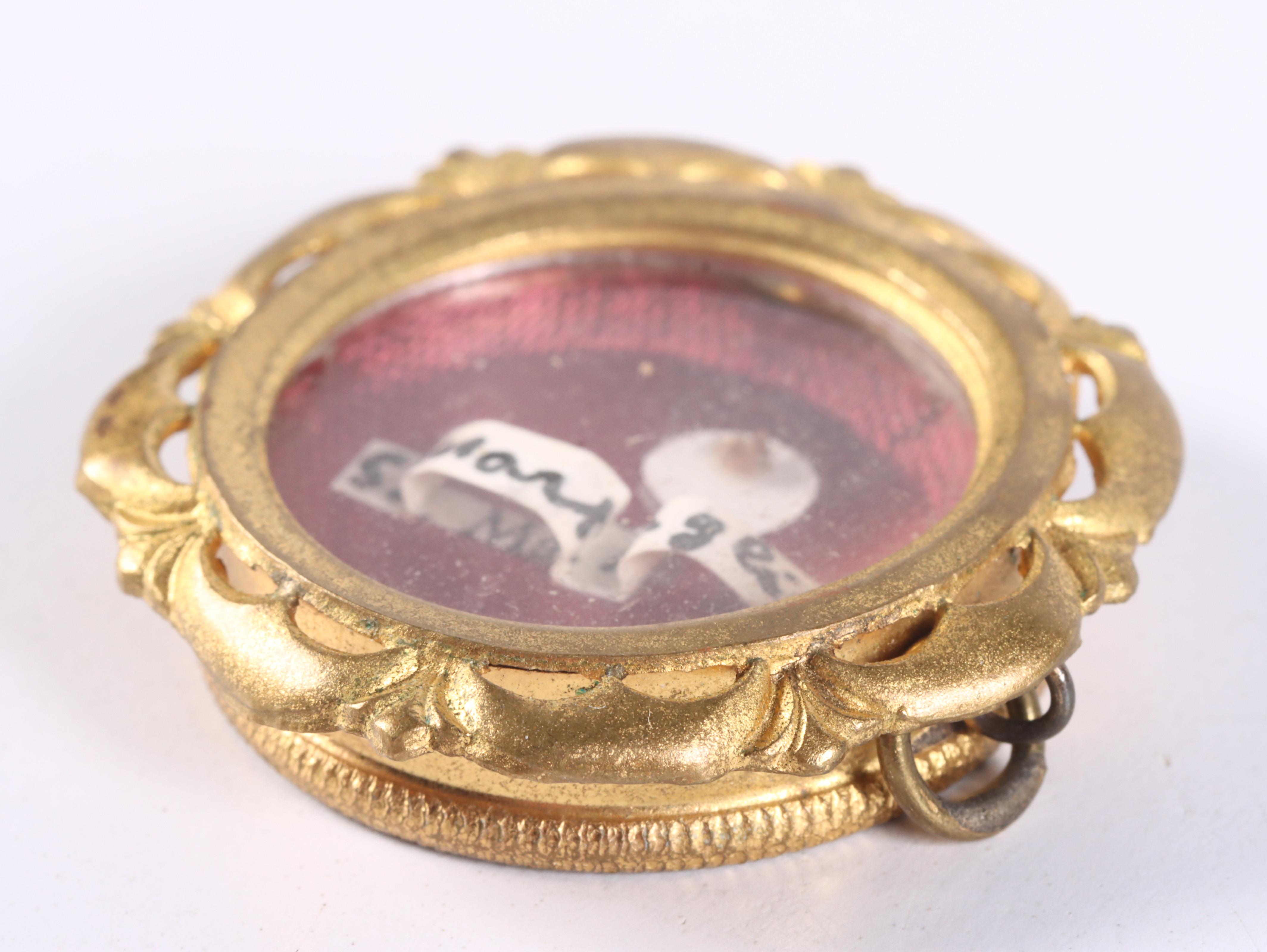 First Class Relic of Saint Maria Goretti in Reliquary with Seal