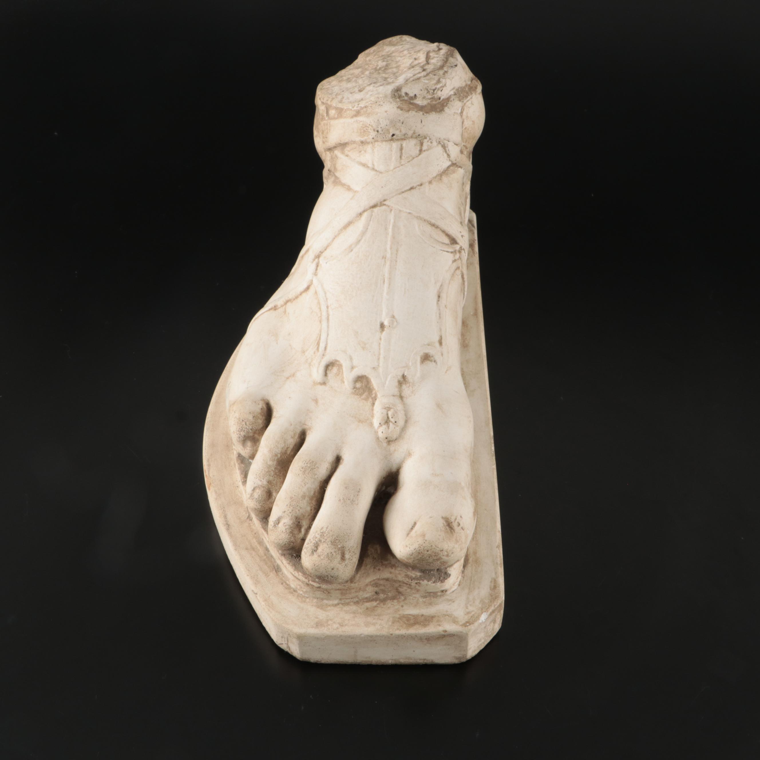 Concrete Reproduction of Foot of Hermes, Late 20th / 21st Century