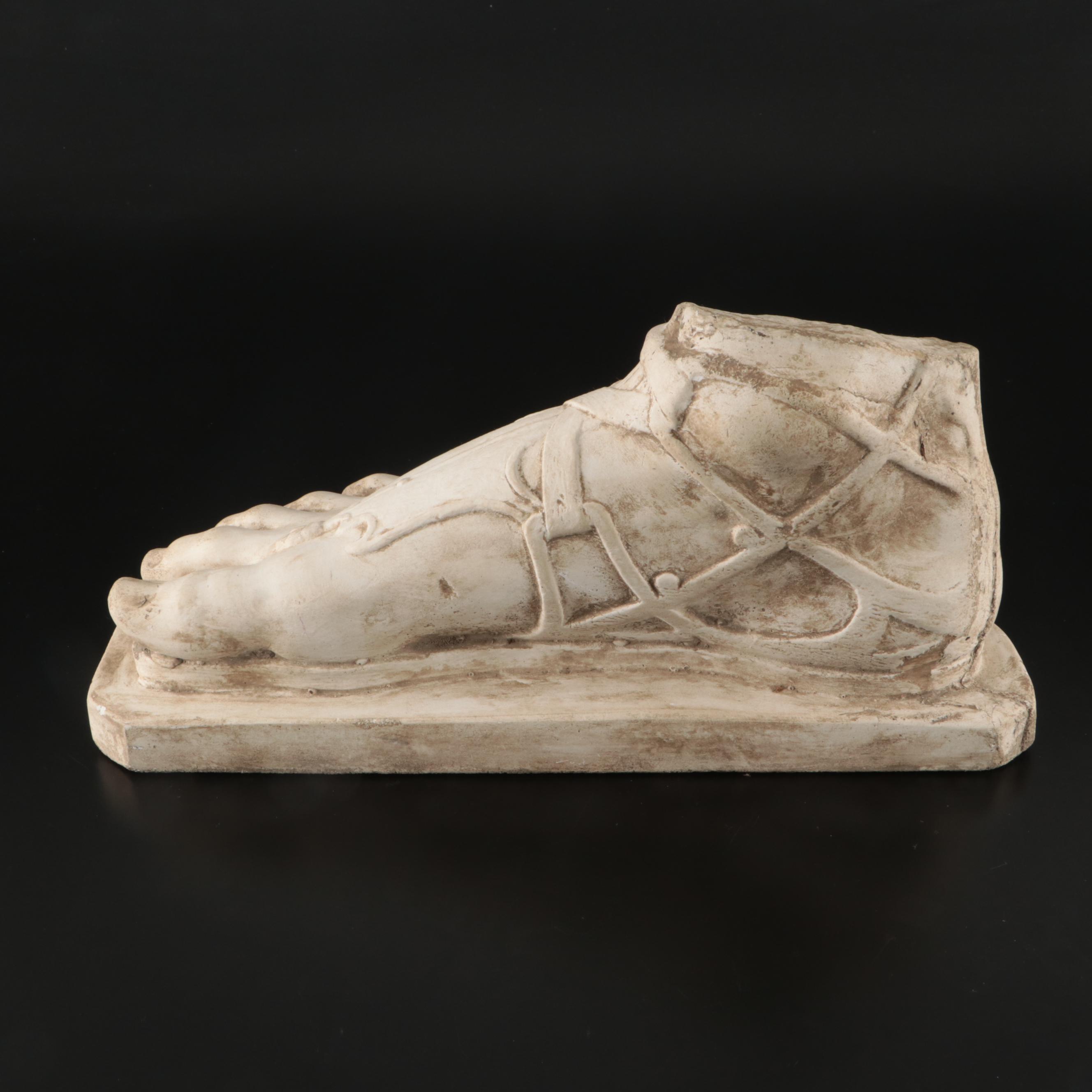 Concrete Reproduction of Foot of Hermes, Late 20th / 21st Century