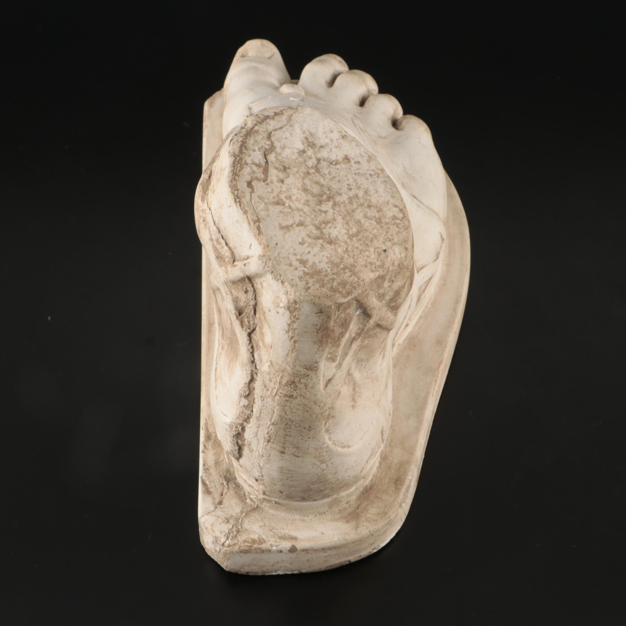 Concrete Reproduction of Foot of Hermes, Late 20th / 21st Century