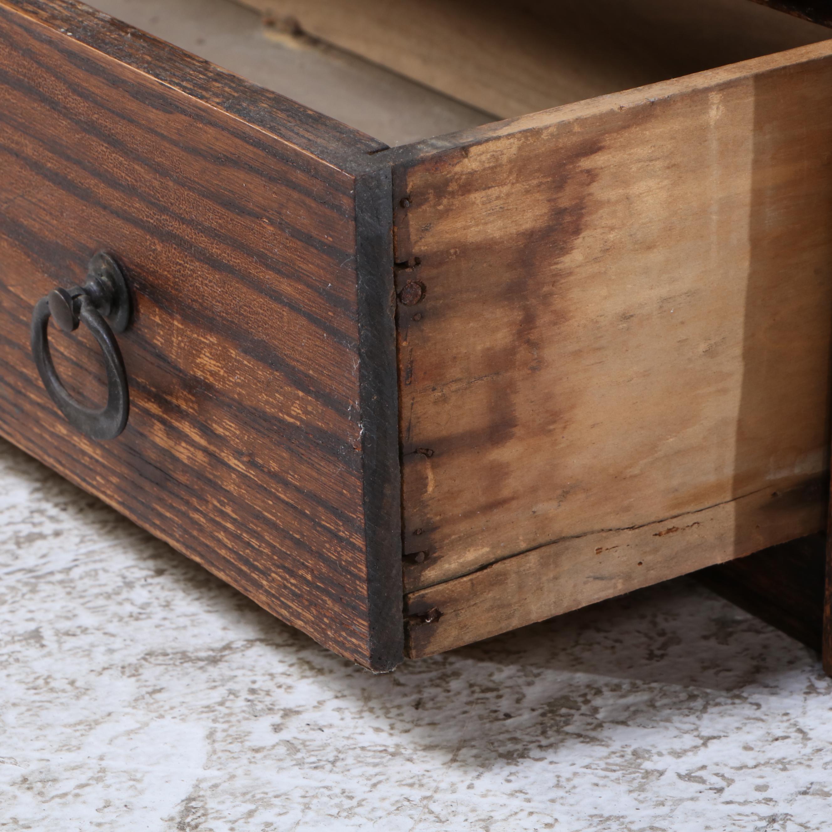 Lundstrom Oak Four-Stack Barrister's Bookcase w/ Base Drawer, Early 20th Century