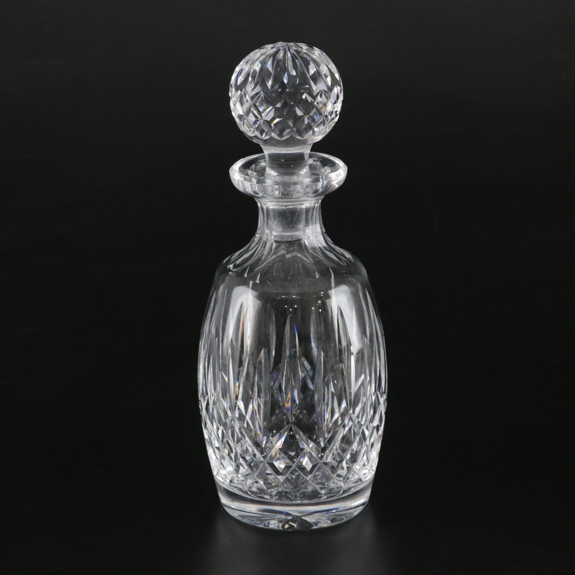 Waterford "Lismore" Crystal Spirit Decanter & Stopper