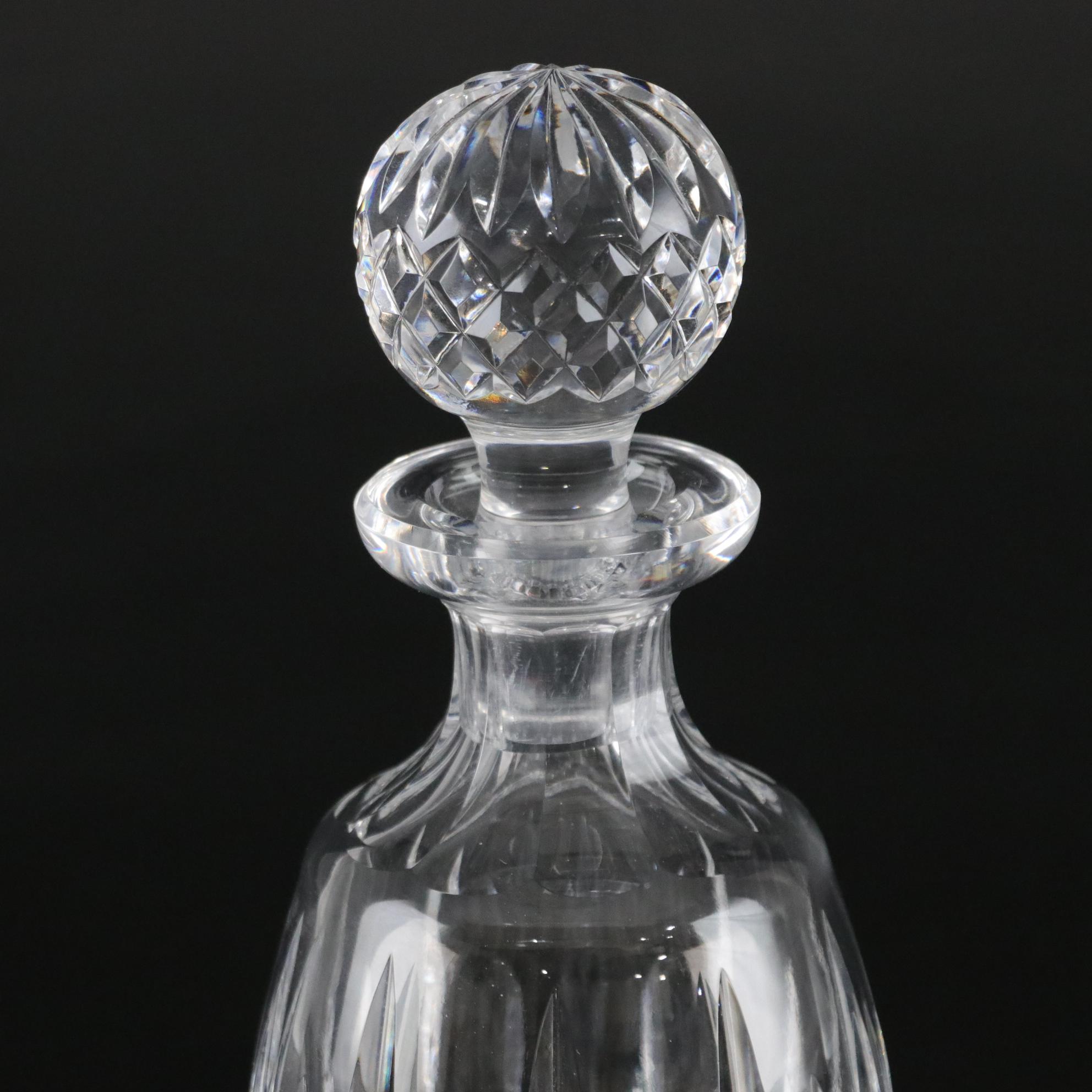 Waterford "Lismore" Crystal Spirit Decanter & Stopper