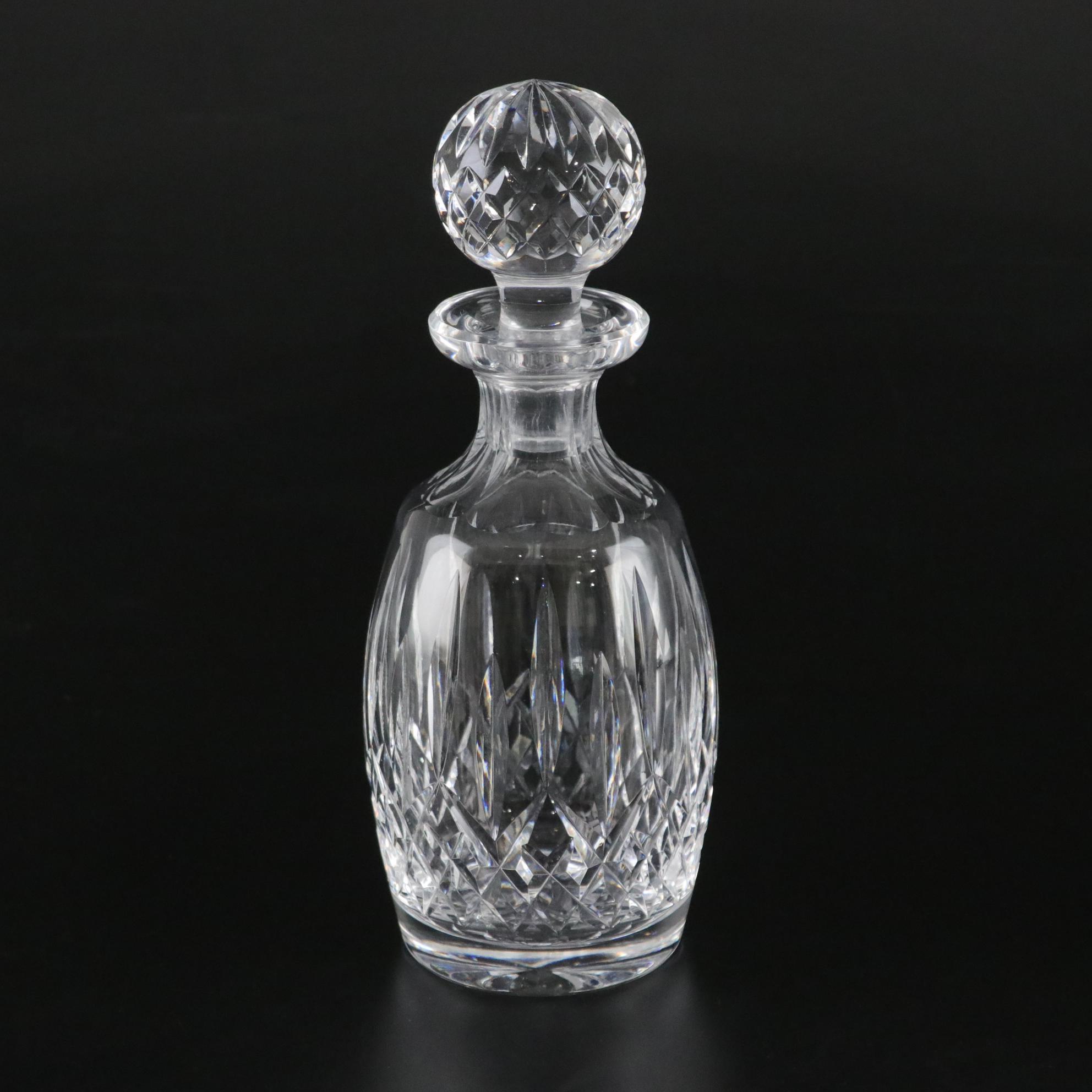Waterford "Lismore" Crystal Spirit Decanter & Stopper