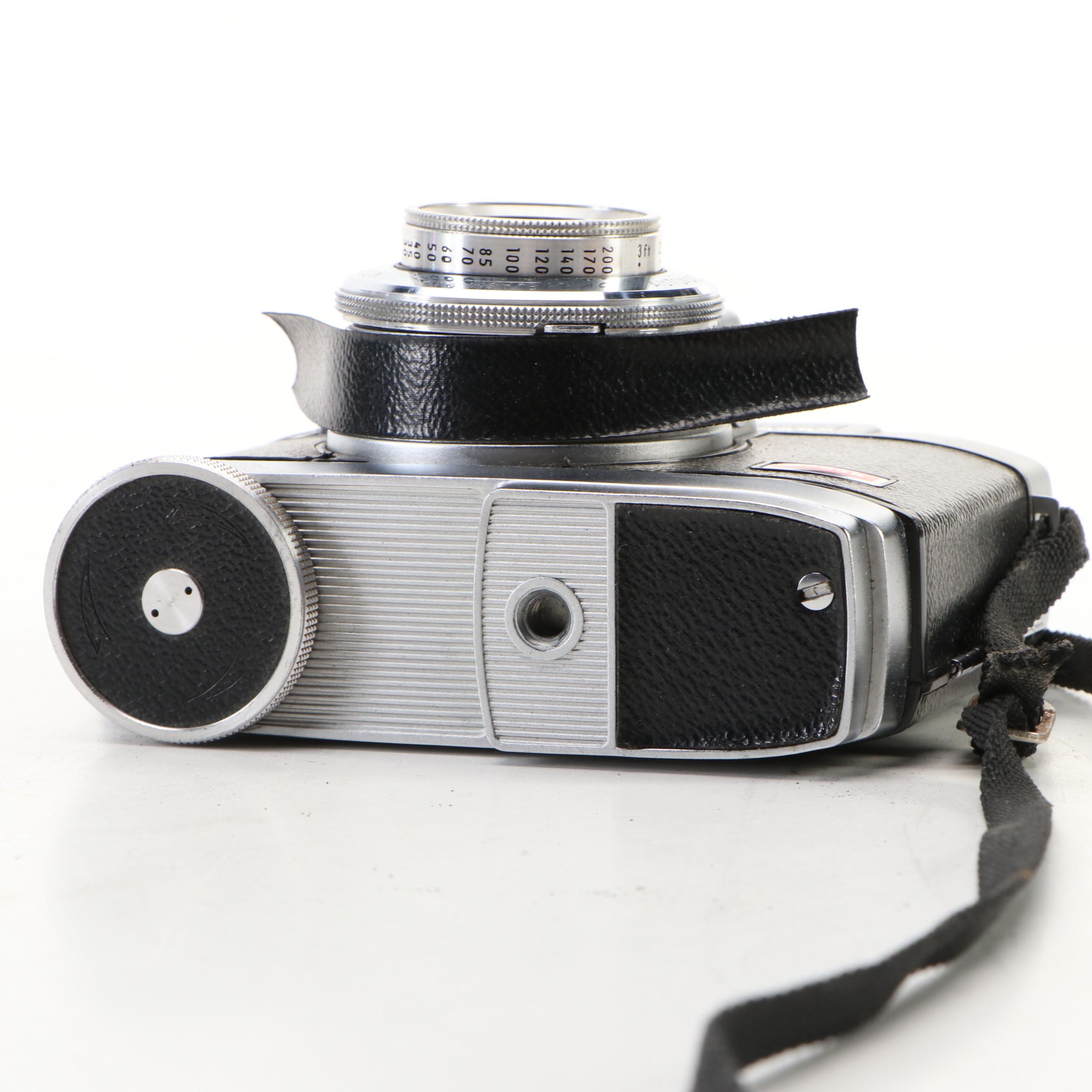 Kodak Motormatic 35F and Yashica Electro 35 with Leather Cases