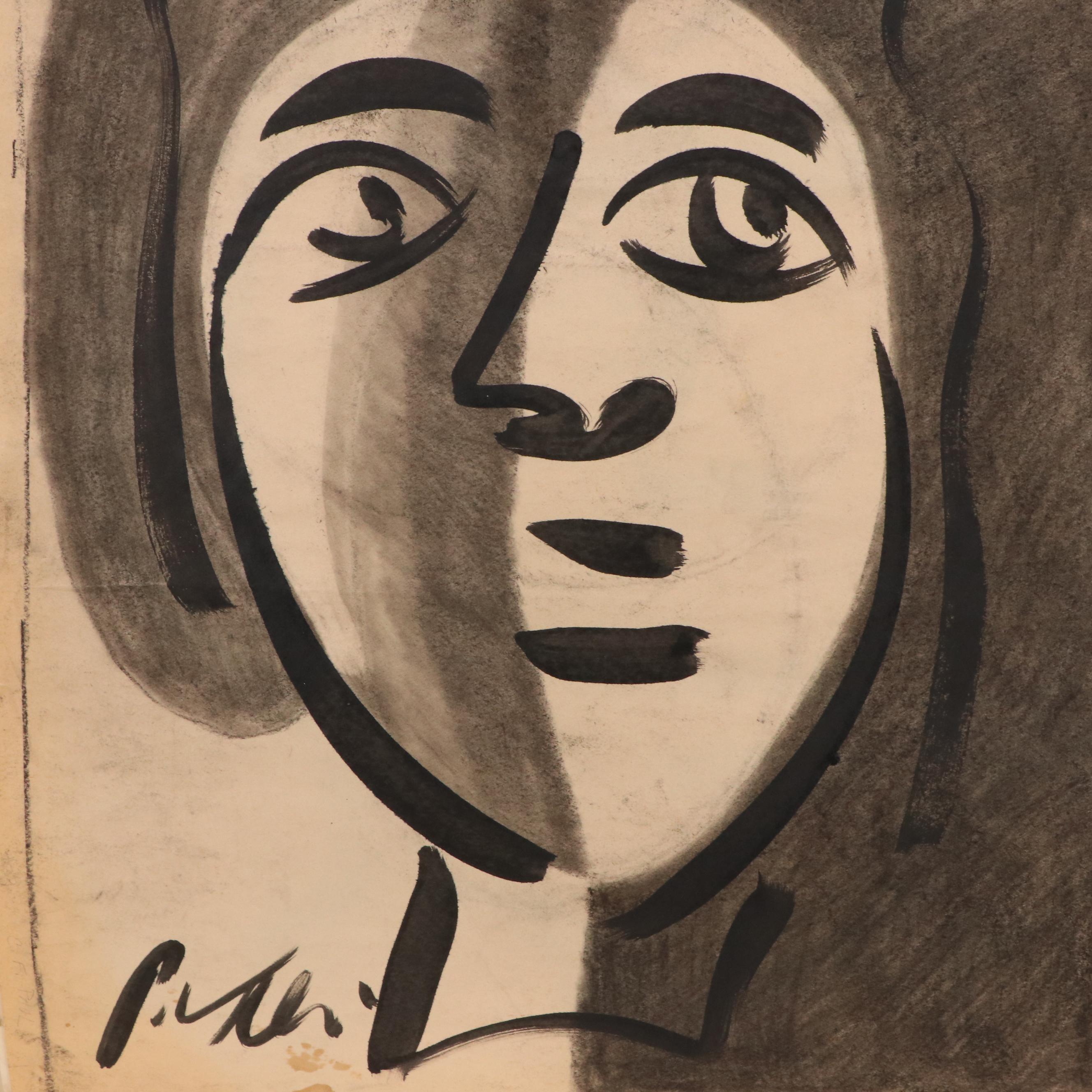 12 Peter Keil Abstract Acrylic Portrait Paintings