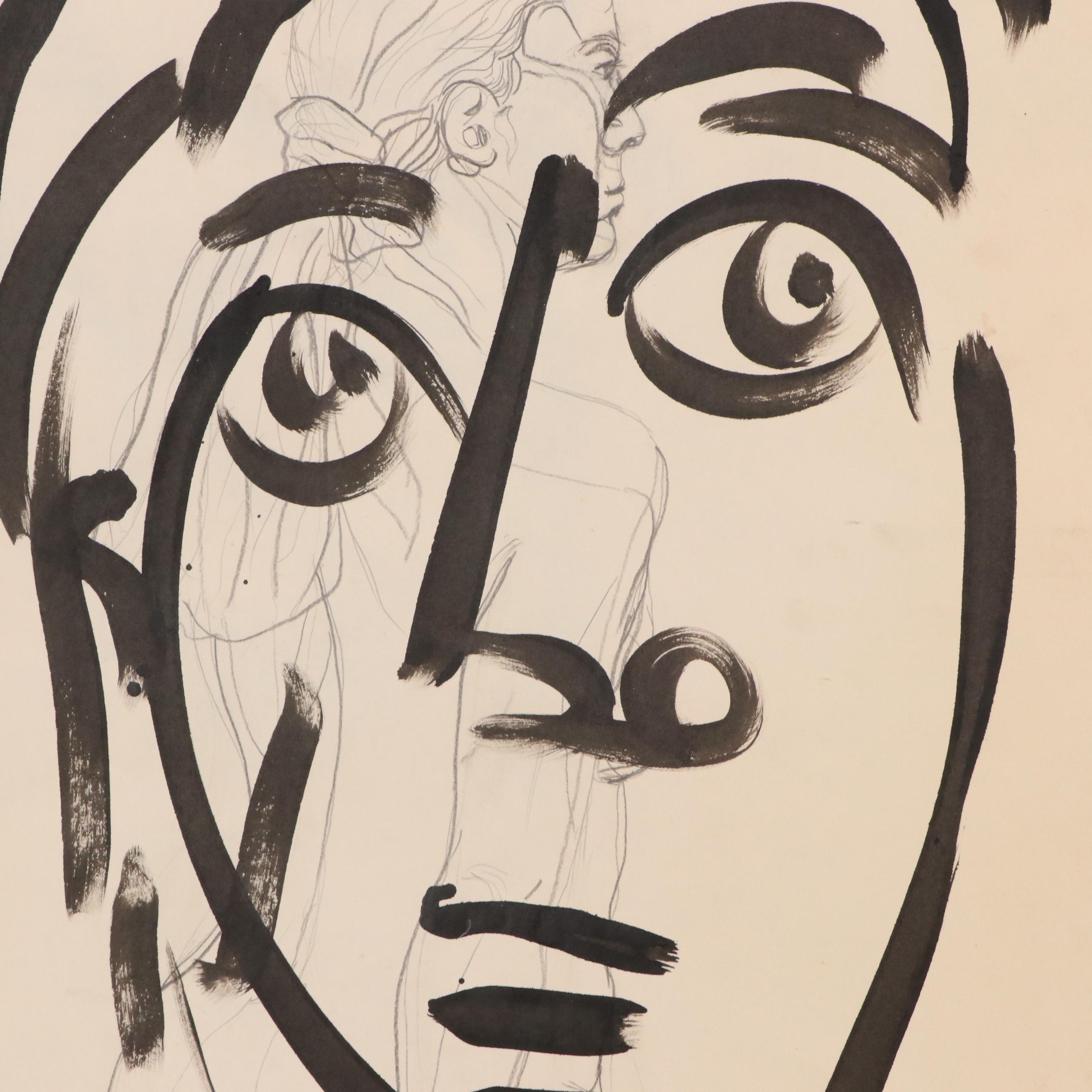 12 Peter Keil Abstract Acrylic Portrait Paintings