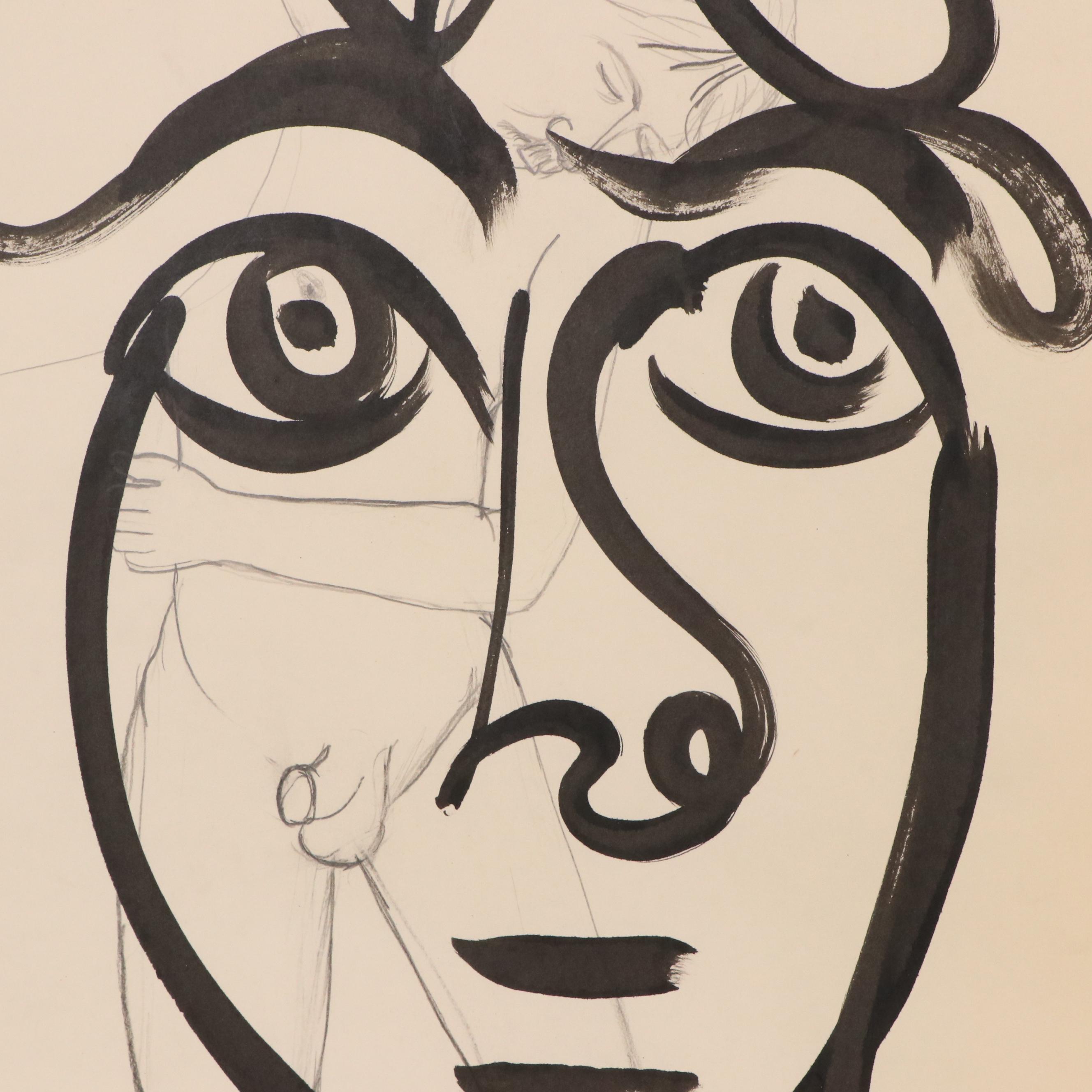 12 Peter Keil Abstract Acrylic Portrait Paintings