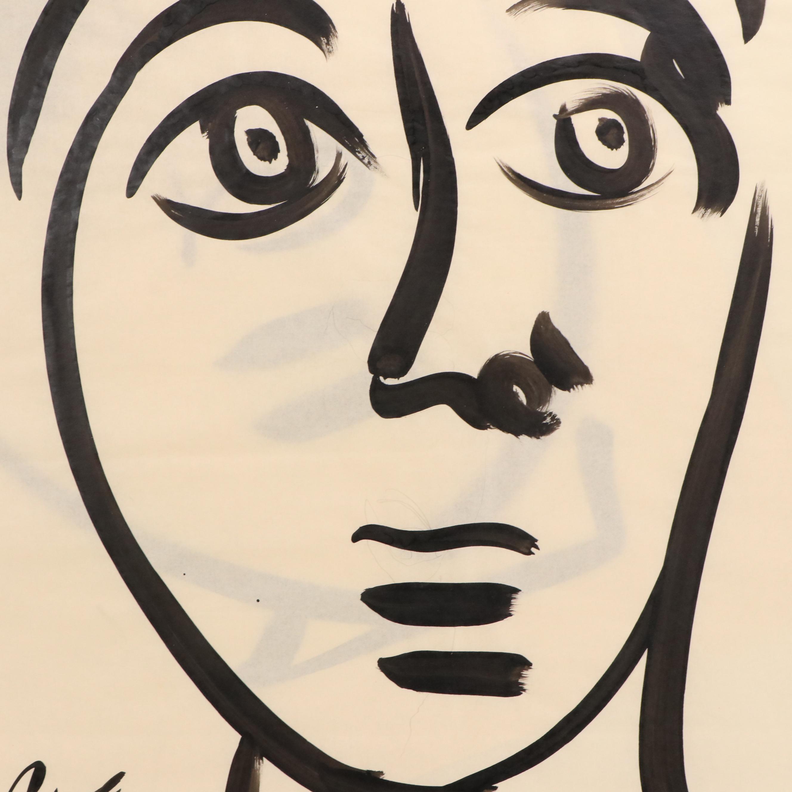 12 Peter Keil Abstract Acrylic Portrait Paintings