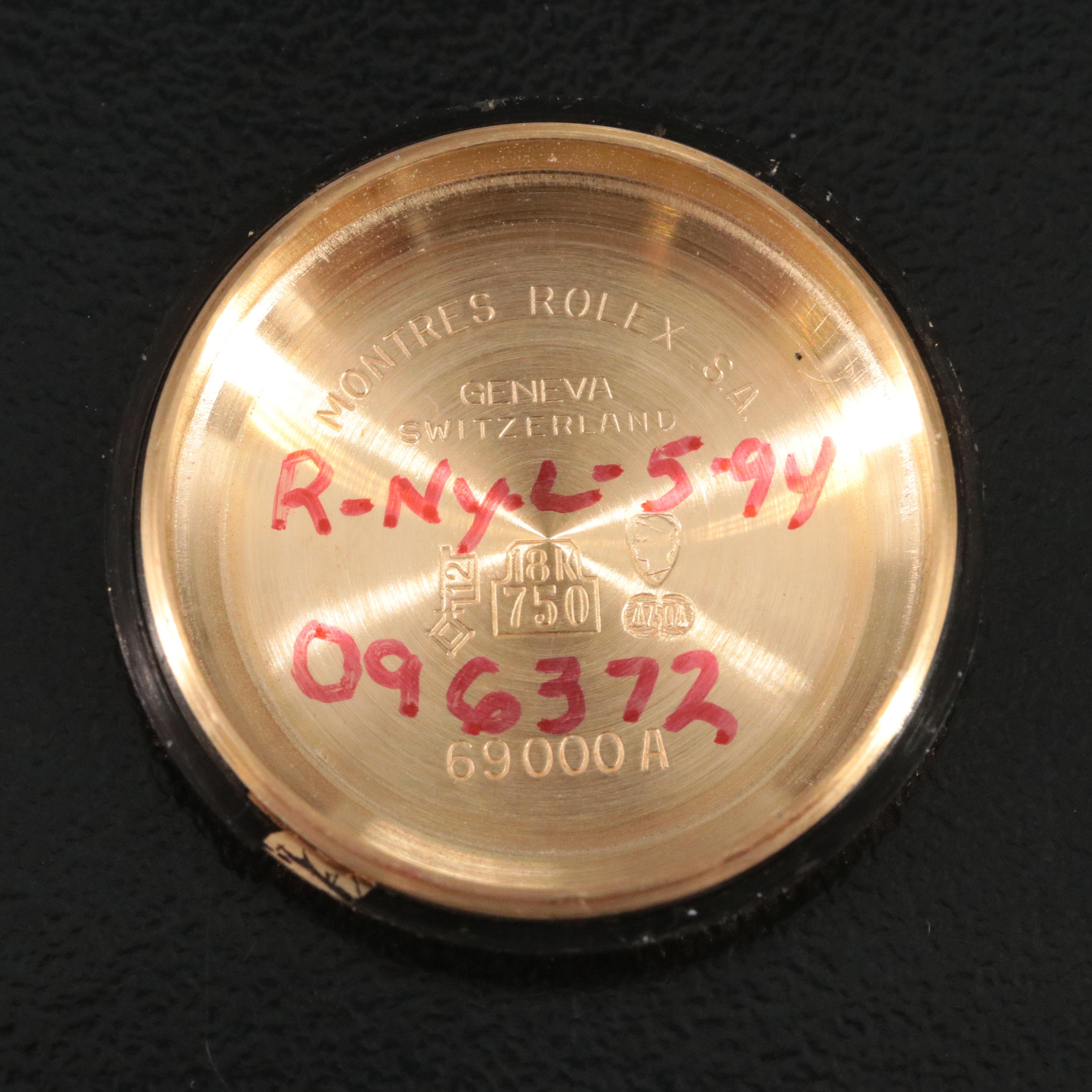 1984 Rolex Lady-Datejust "Bark" Bezel President Band Watch