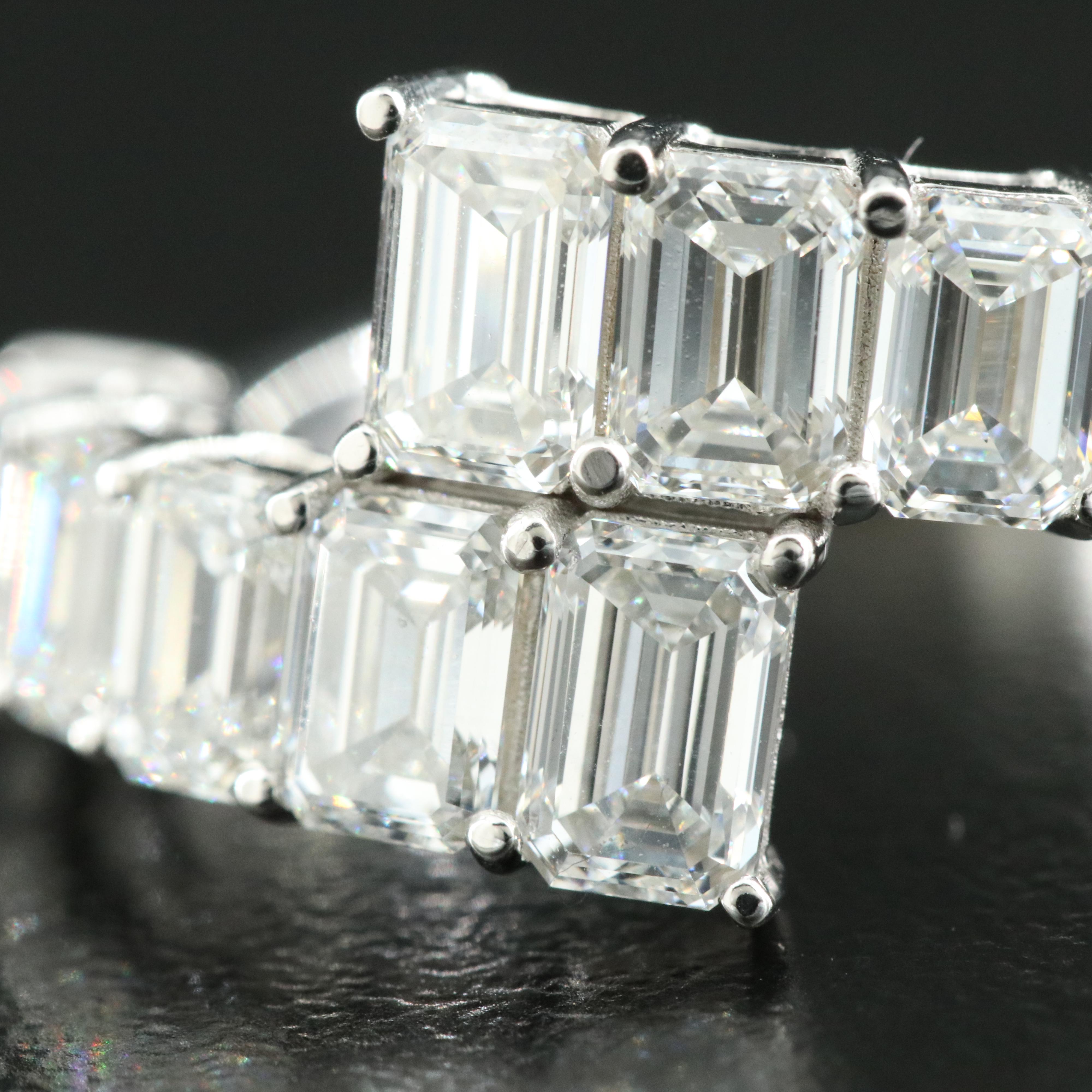 14K 3.99 CTW Lab Grown Diamond Bypass Ring