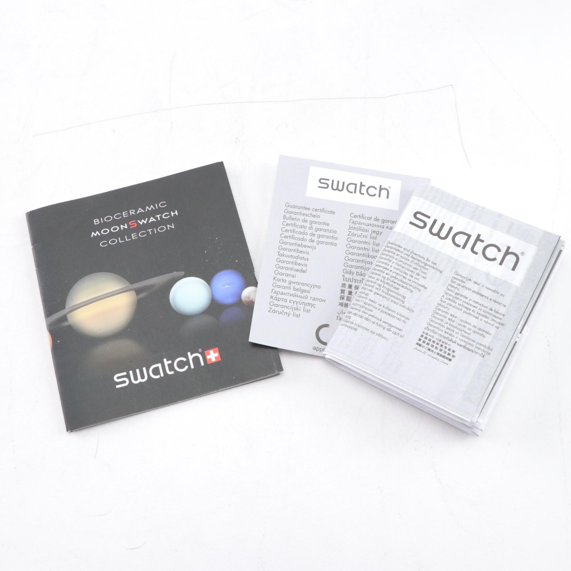Omega X Swatch Moonswatch Mission on Earth Bioceramic Quartz Watch