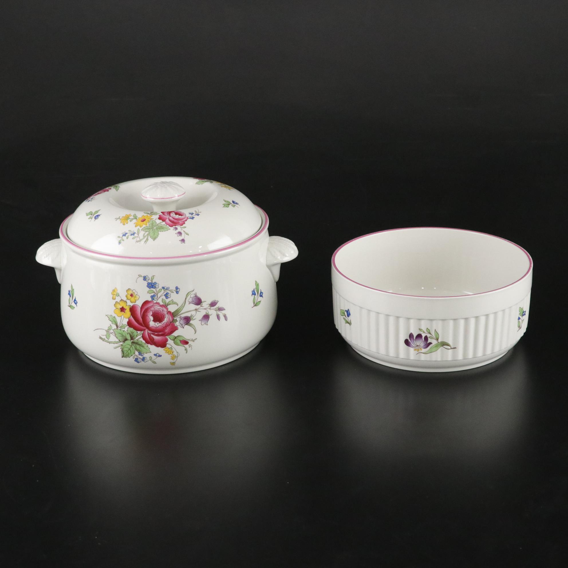 Spode "Marlborough Sprays" Stone China Plates, Teacups & More