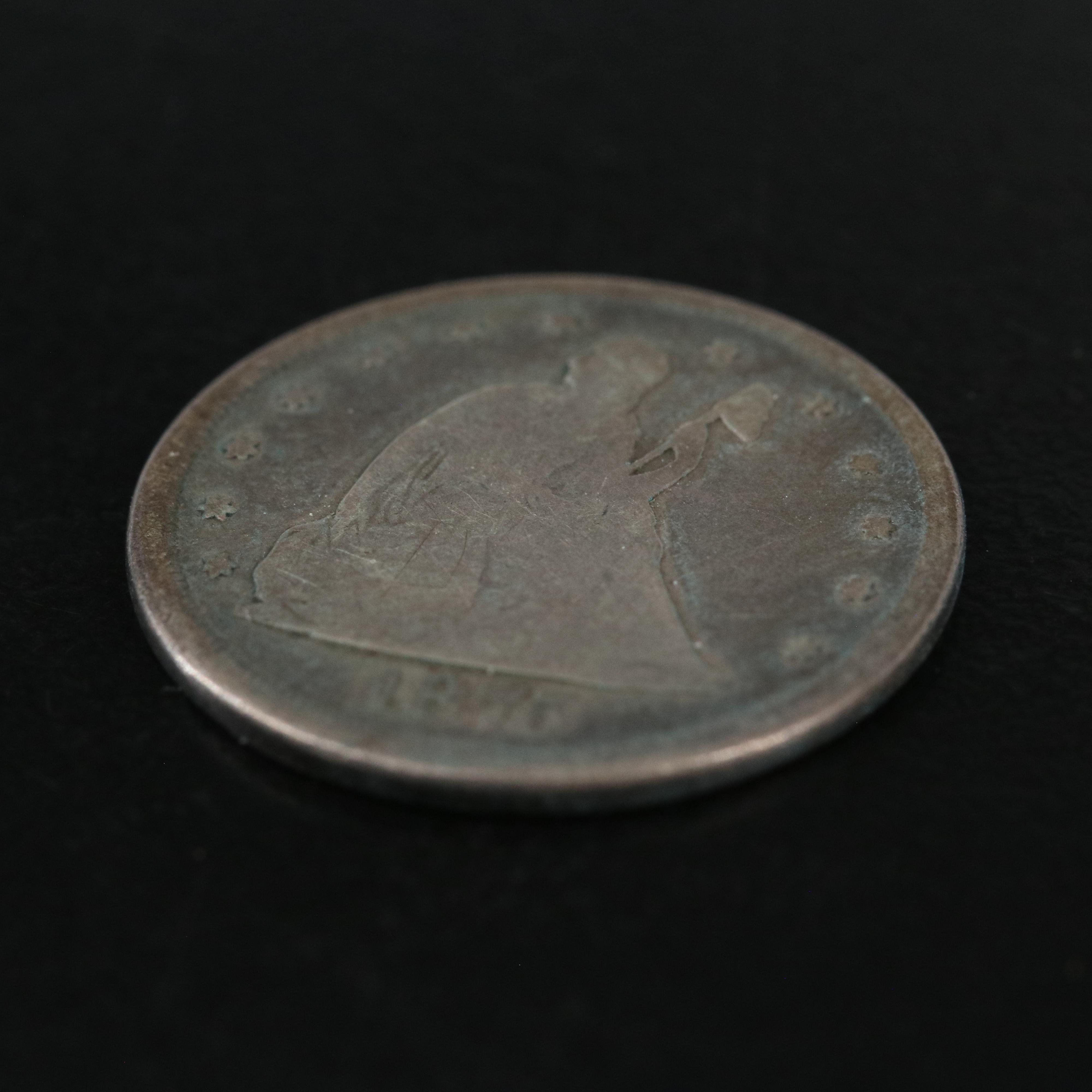 1875-CC Seated Liberty Twenty Cent Coin