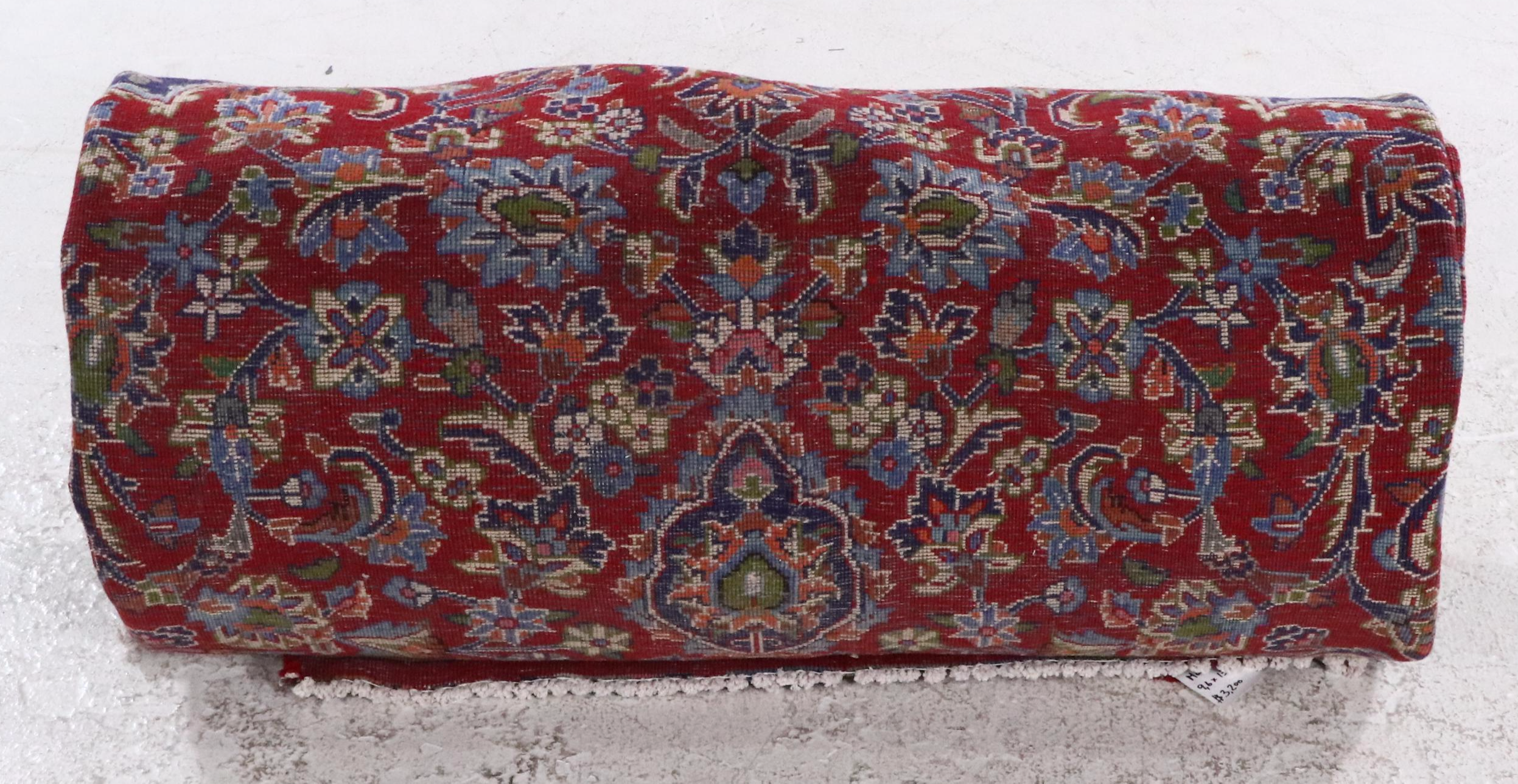 9'5 x 13'2 Hand-Knotted Persian Mashhad Room Sized Rug