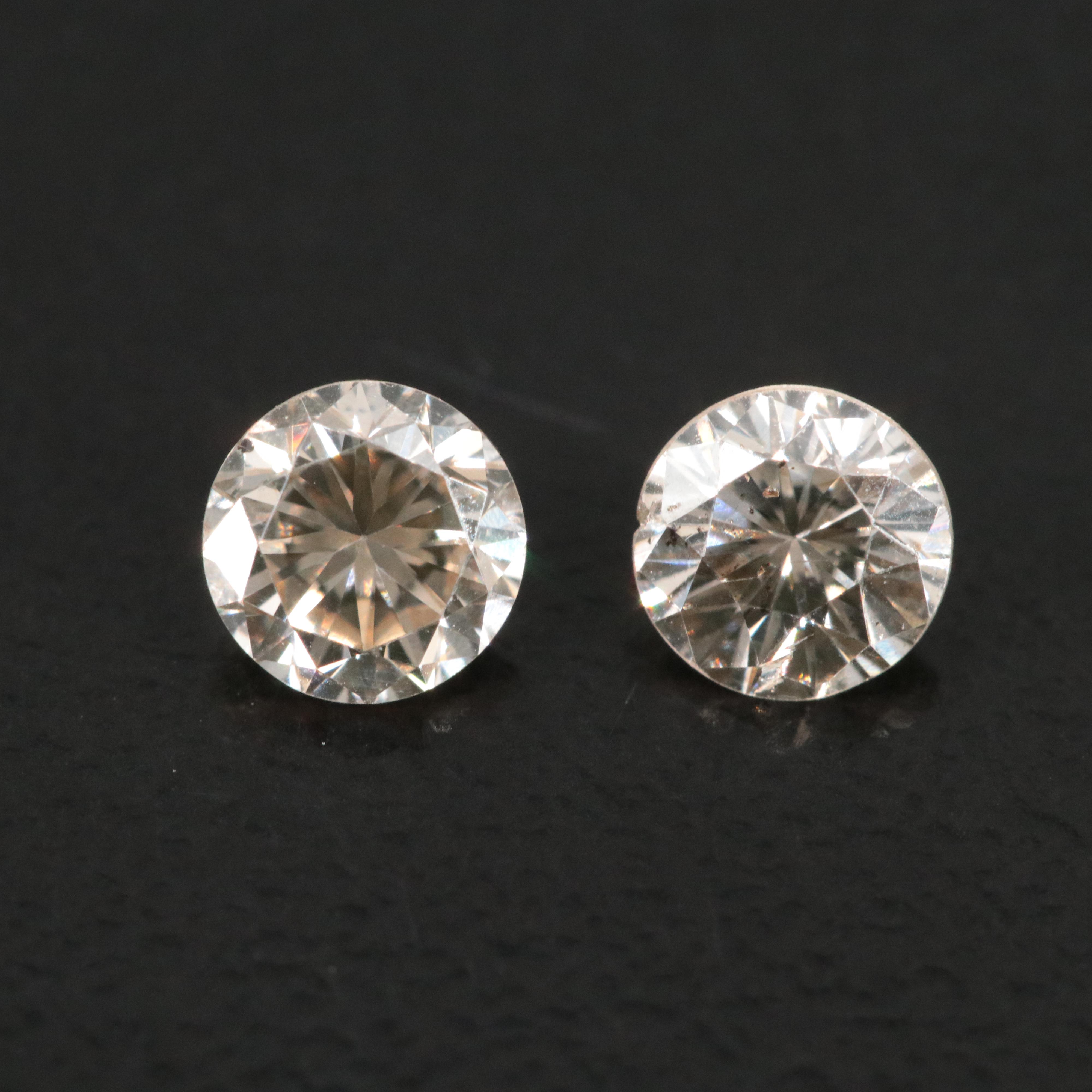 Loose 0.62 CTW Diamond Pair
