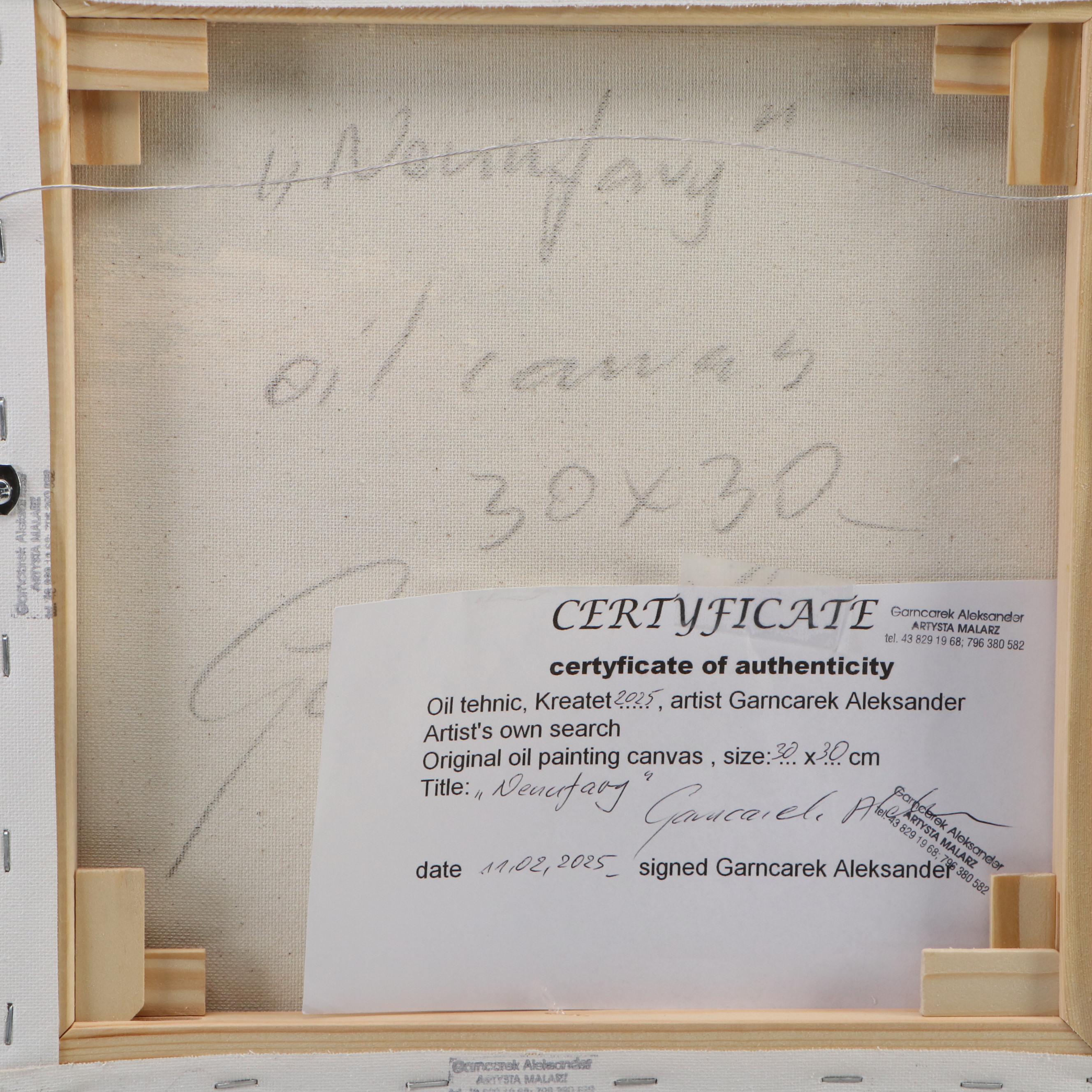 Garncarek Aleksander Pond Landscape Oil Painting, 2025