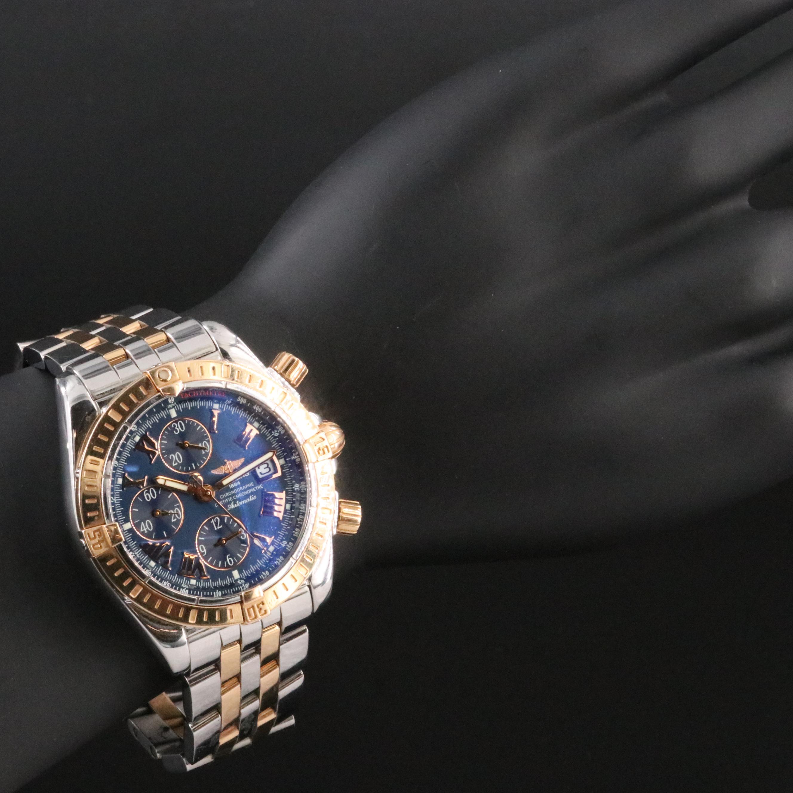 Breitling Chronomat Evolution C13356 Two-Tone 44mm Automatic Watch