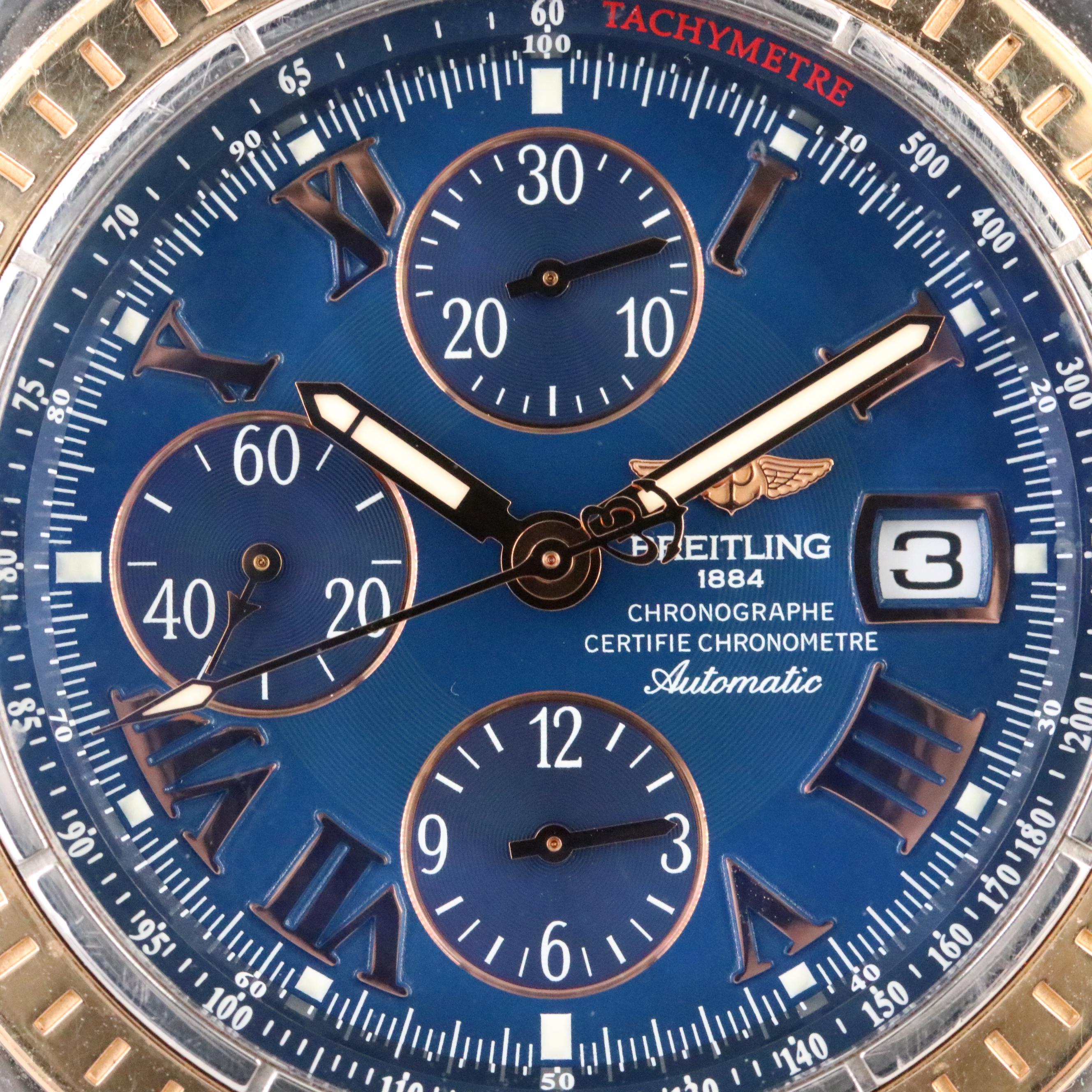 Breitling Chronomat Evolution C13356 Two-Tone 44mm Automatic Watch