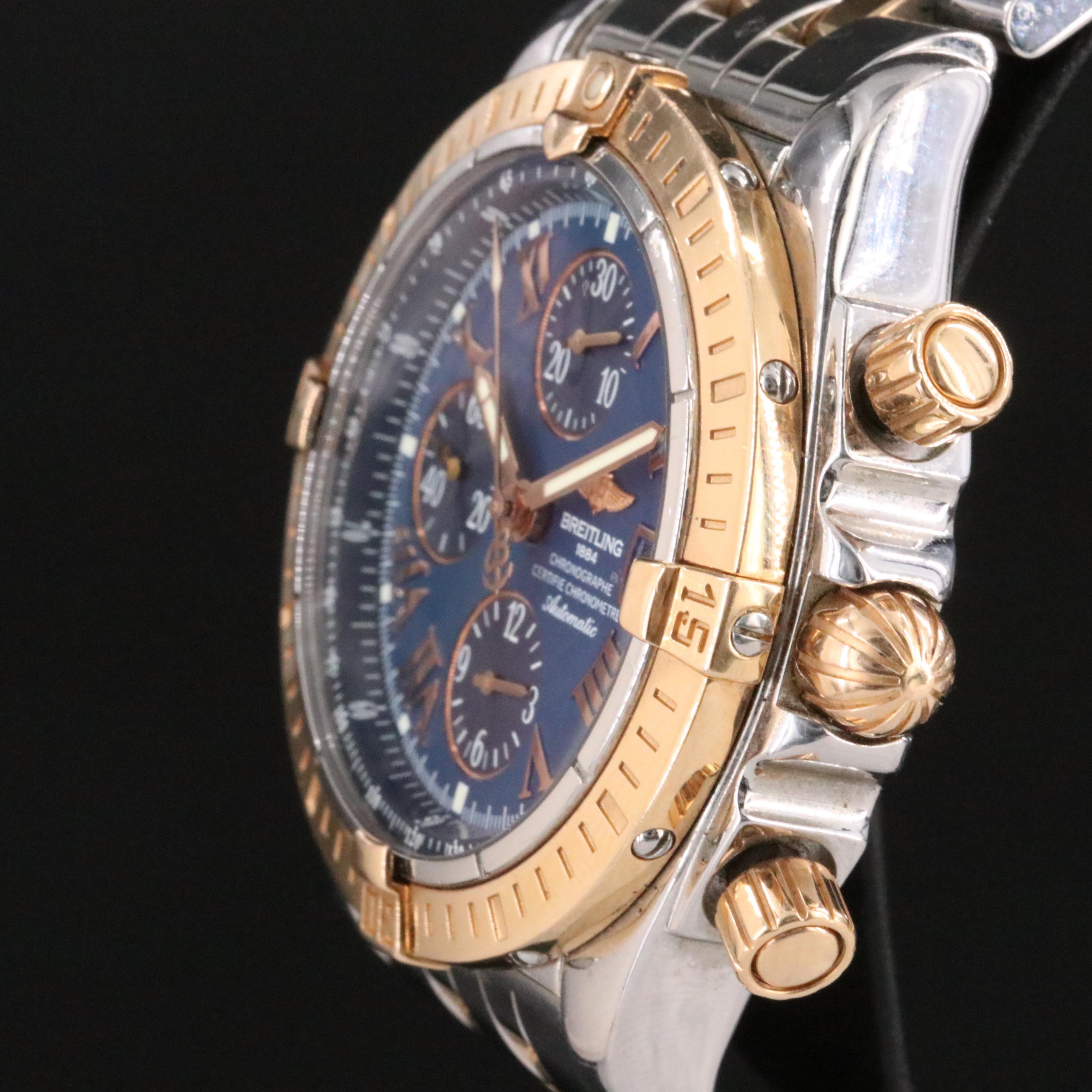 Breitling Chronomat Evolution C13356 Two-Tone 44mm Automatic Watch