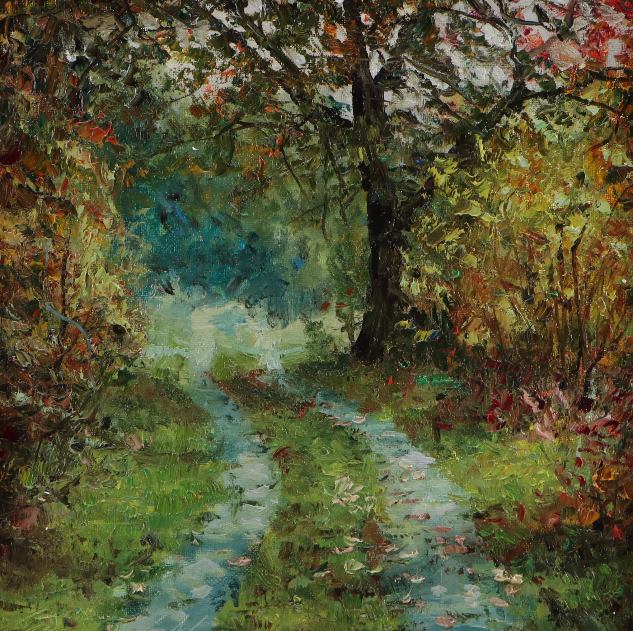 Garncarek Aleksander Forest Landscape Oil Painting, 2025