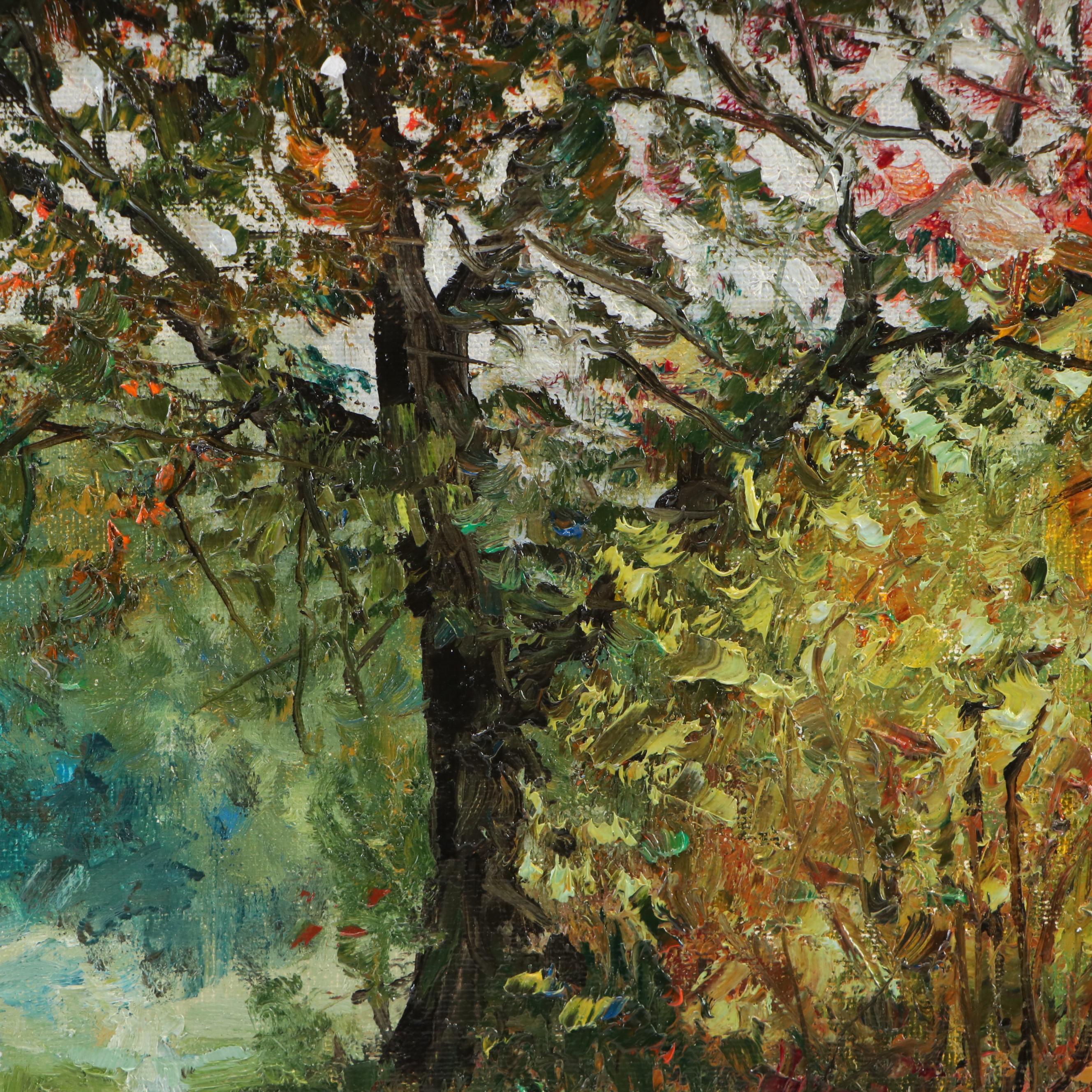 Garncarek Aleksander Forest Landscape Oil Painting, 2025