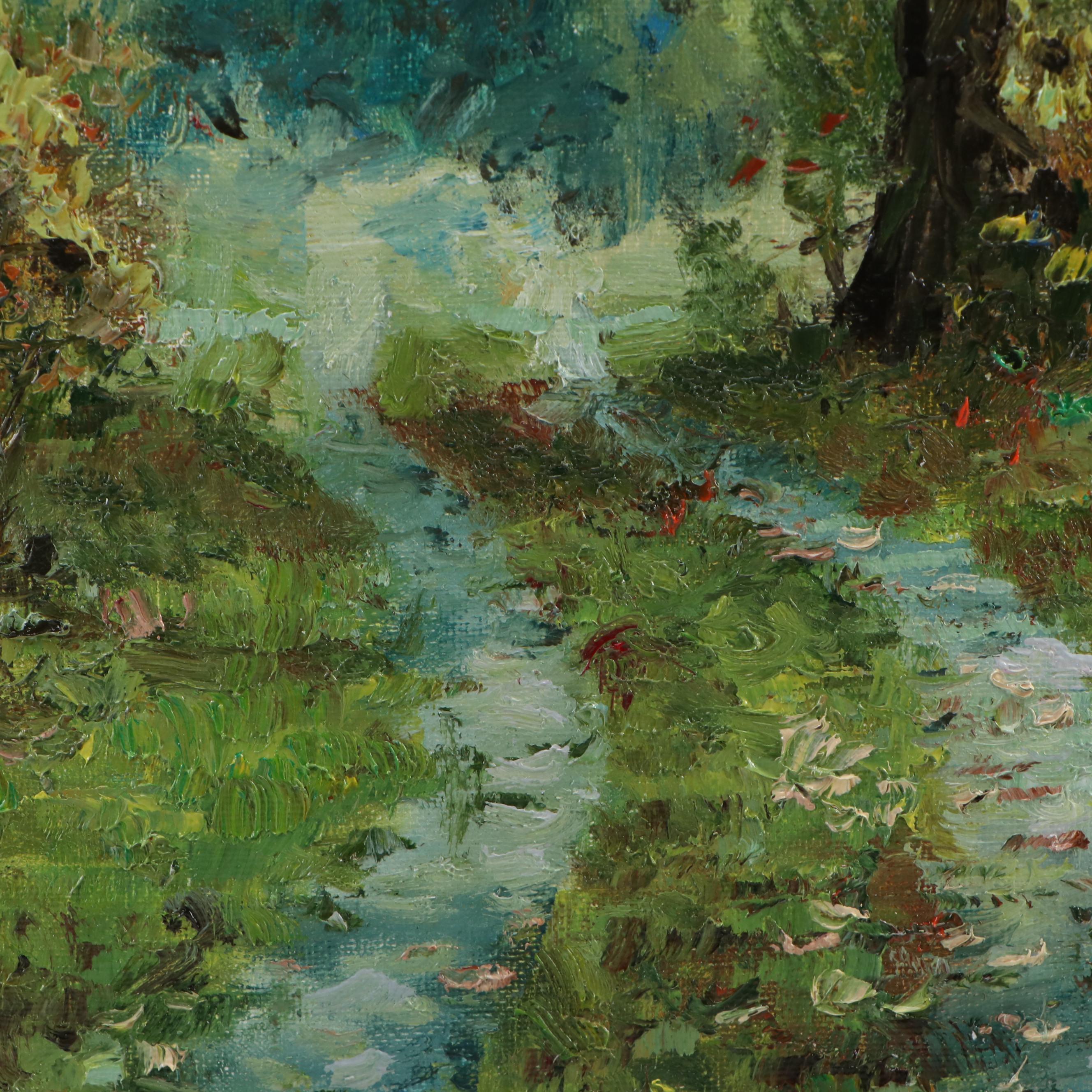 Garncarek Aleksander Forest Landscape Oil Painting, 2025