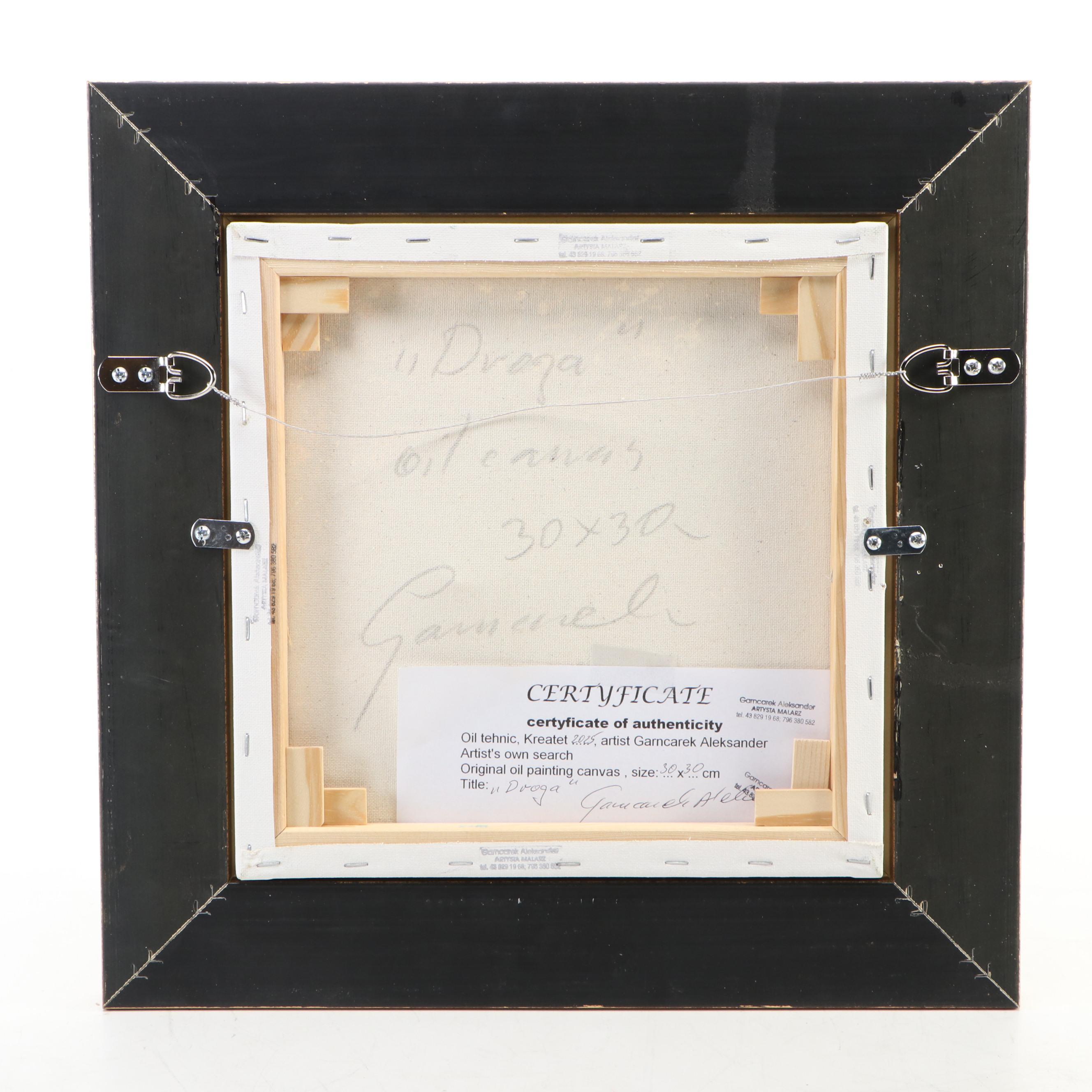 Garncarek Aleksander Forest Landscape Oil Painting, 2025