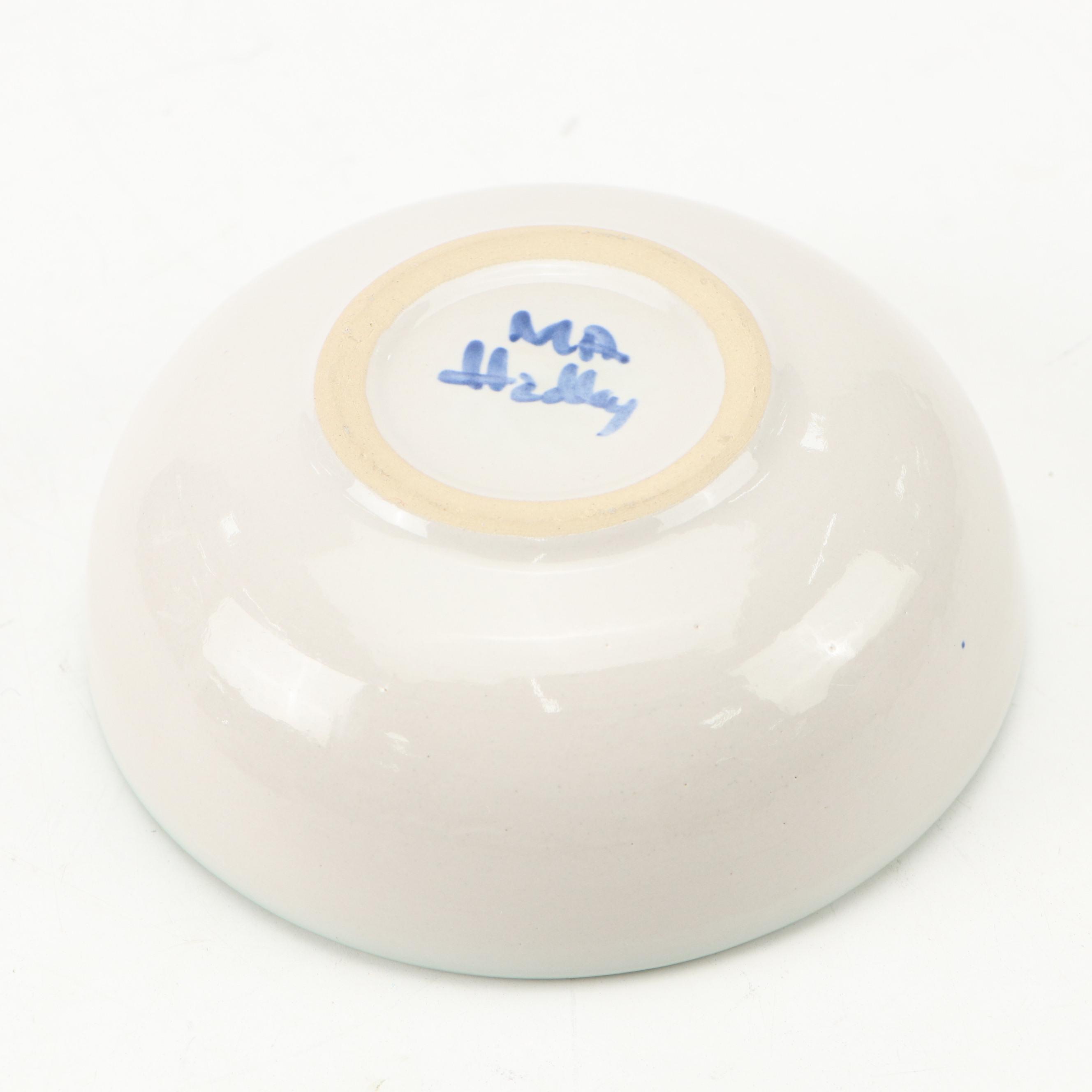 M.A. Hadley Stoneware Tableware and Plaques