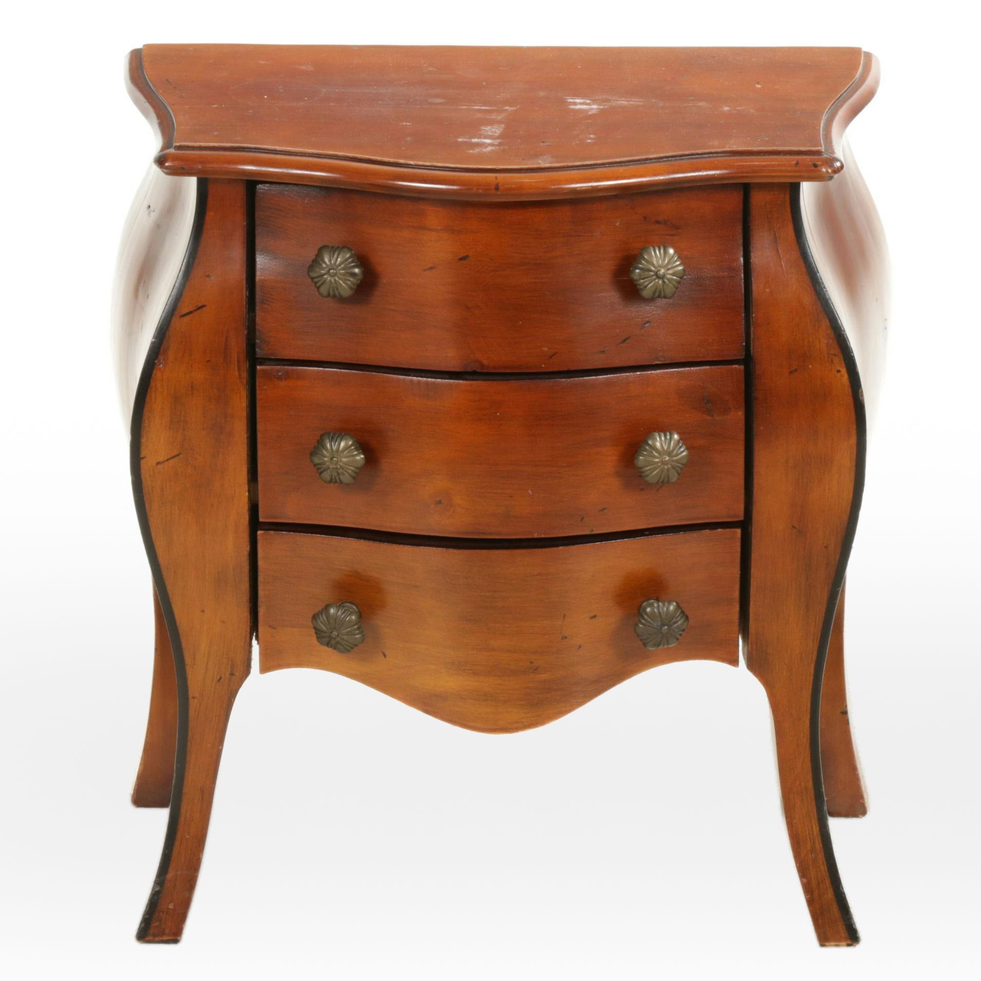 Italian Bombe Style Small Chest of Drawers