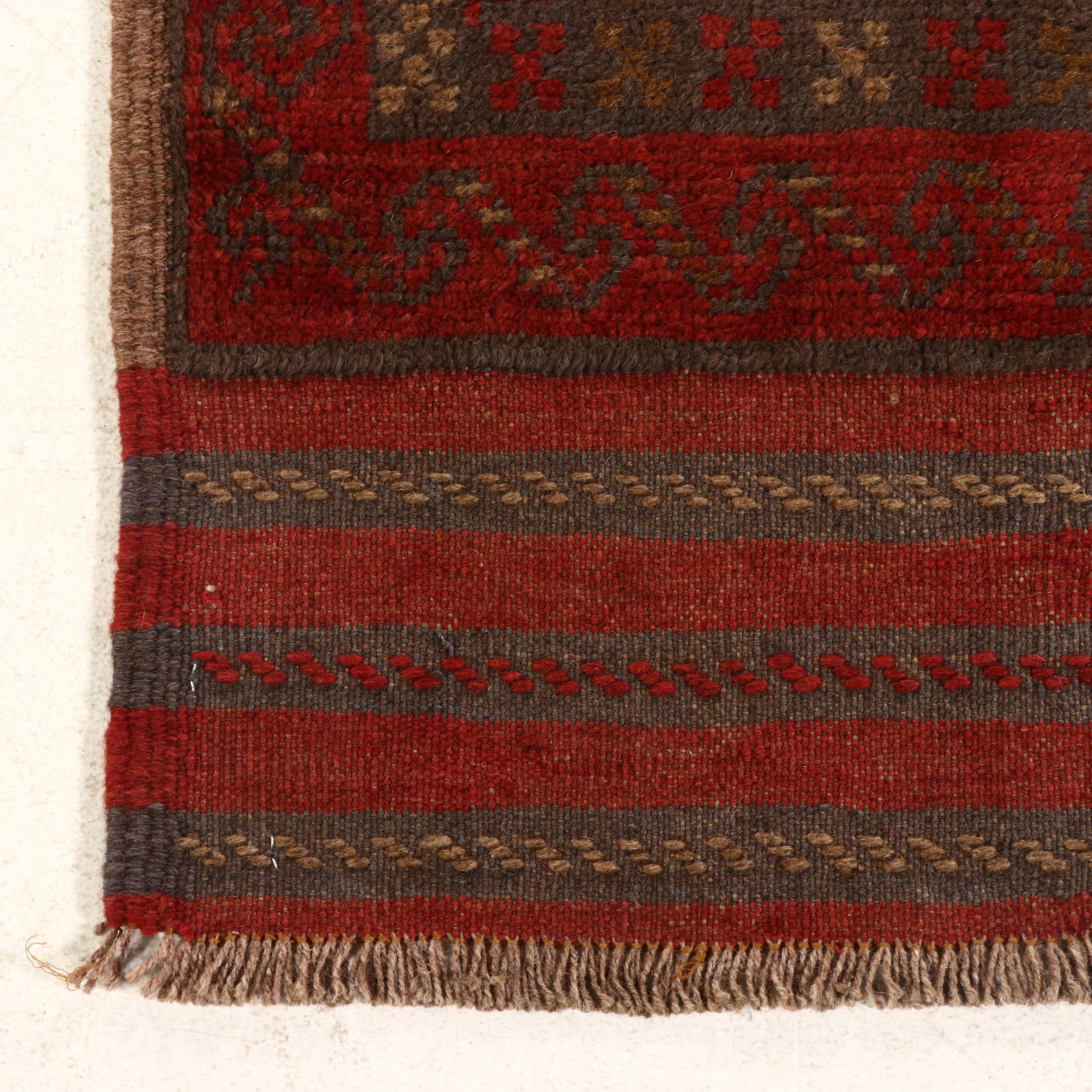 2'1 x 8'2 Handwoven Afghan Mashwani Carpet Runner