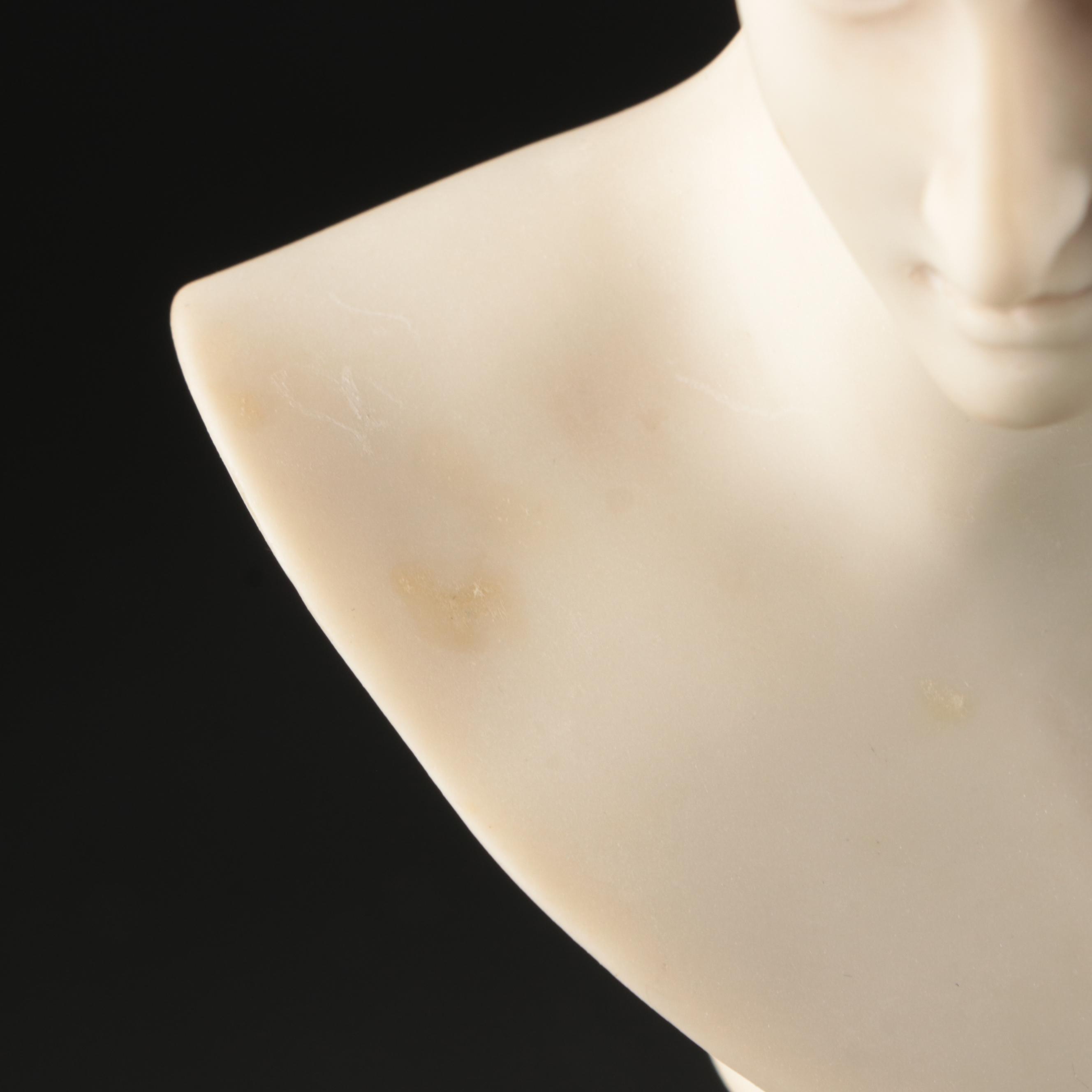 Bergdorf Goodman Alabaster Bust and "Venus de Milo" Composite Bust