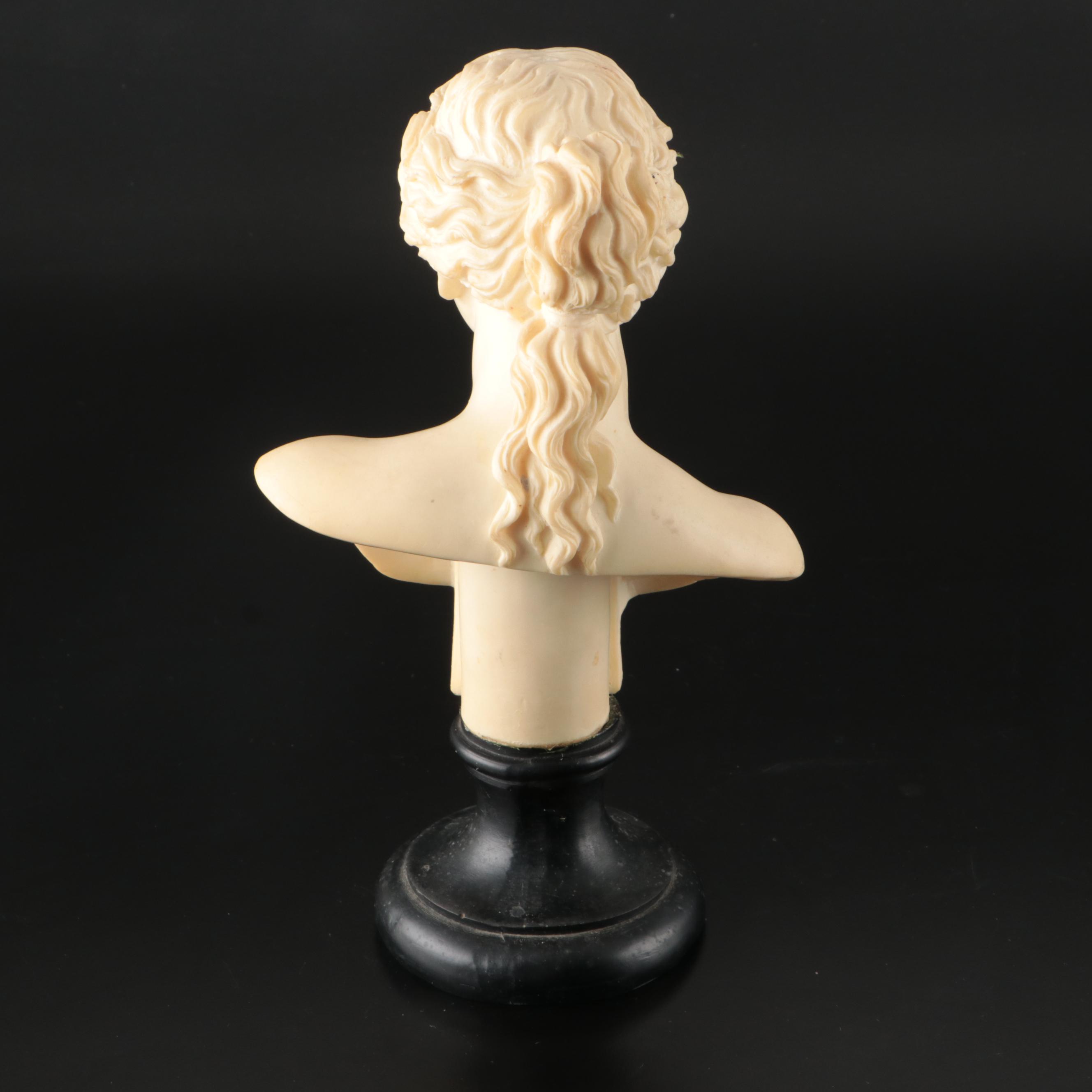 Bergdorf Goodman Alabaster Bust and "Venus de Milo" Composite Bust